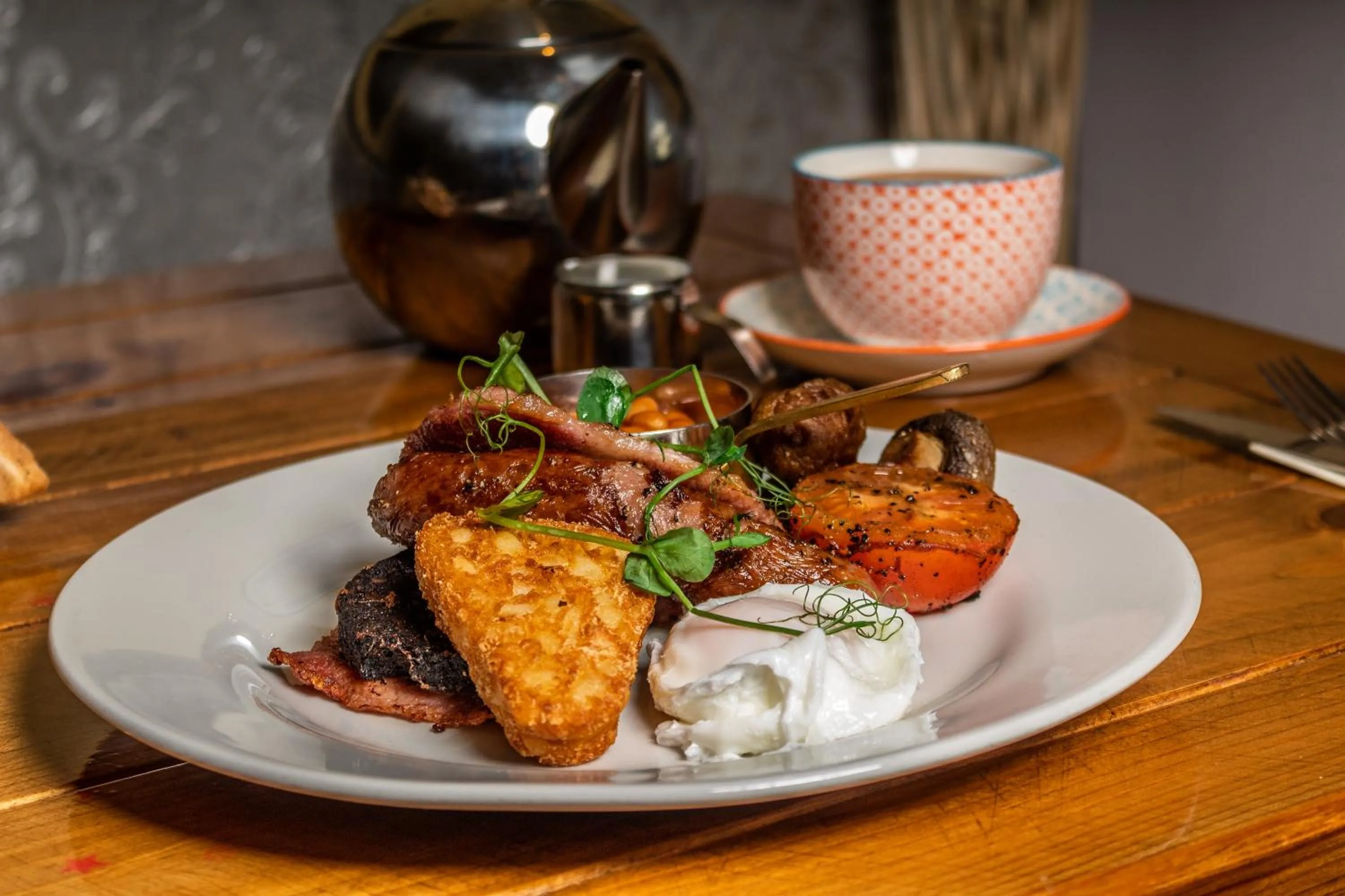 English/Irish breakfast in Thomas Wright House