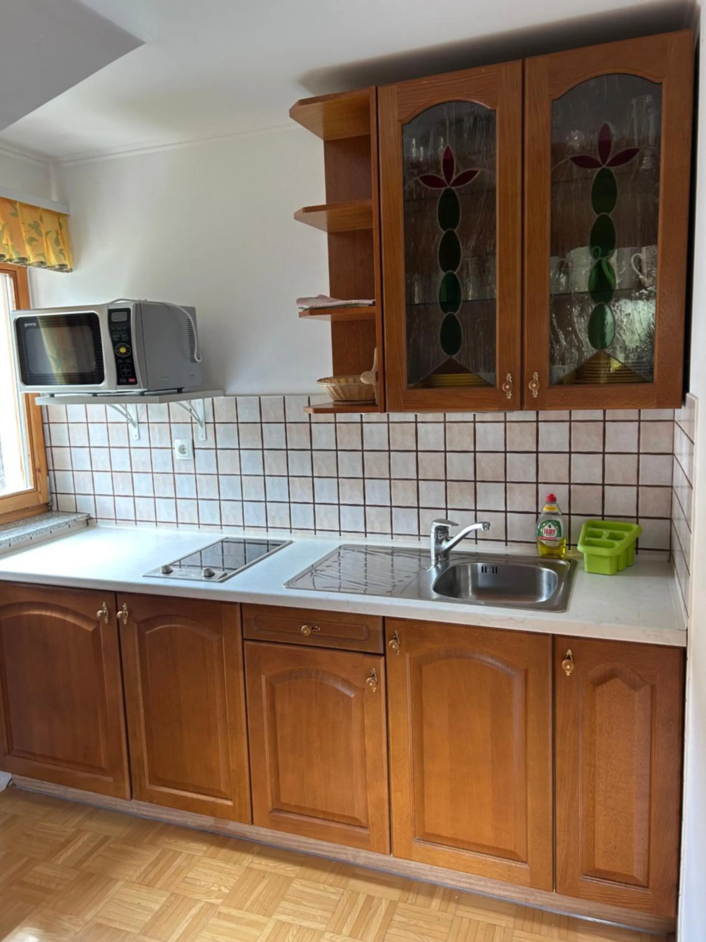 Kitchen or kitchenette in Tourist farm Gradišnik