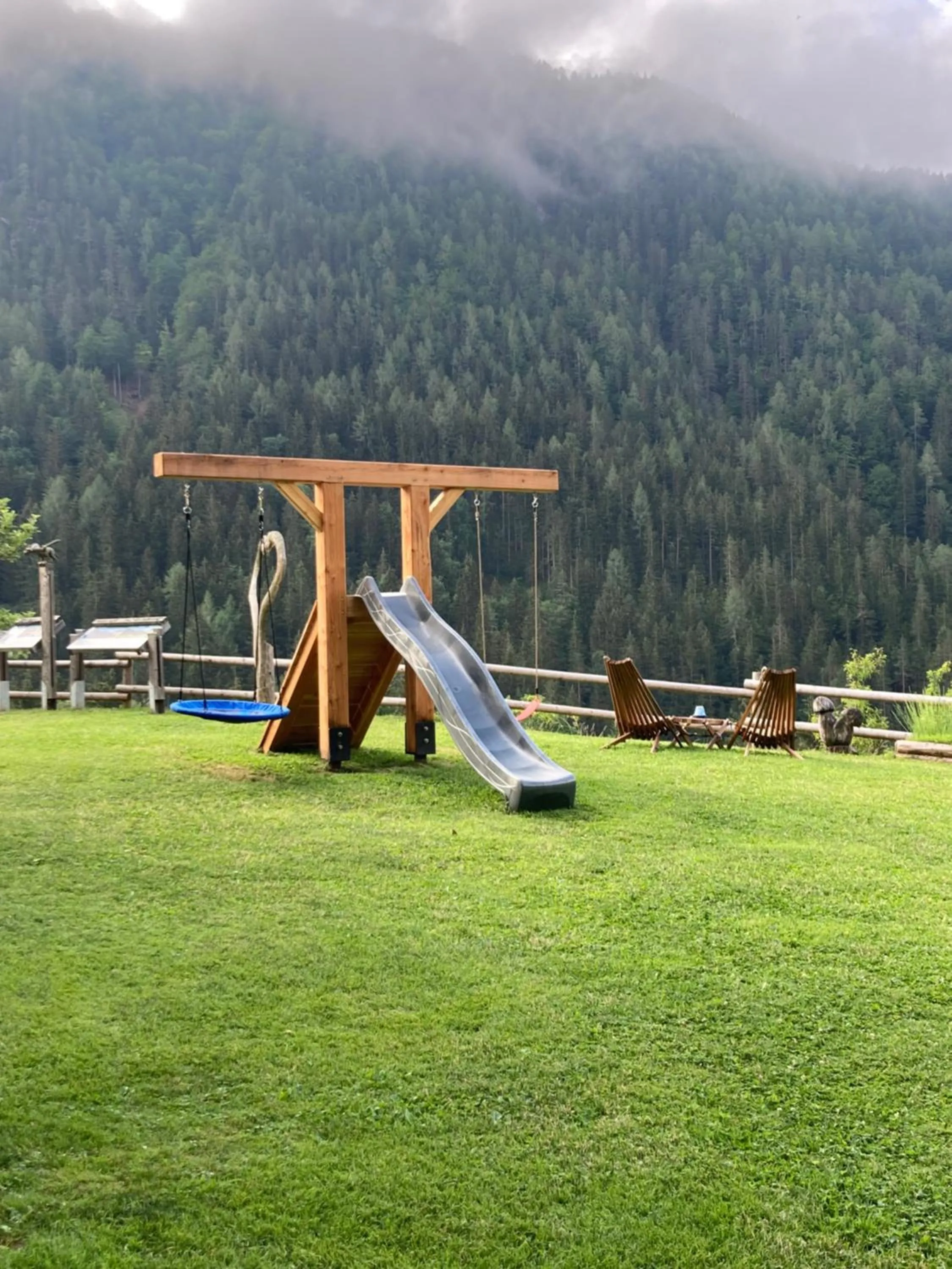 Children play ground in Tourist farm Gradišnik