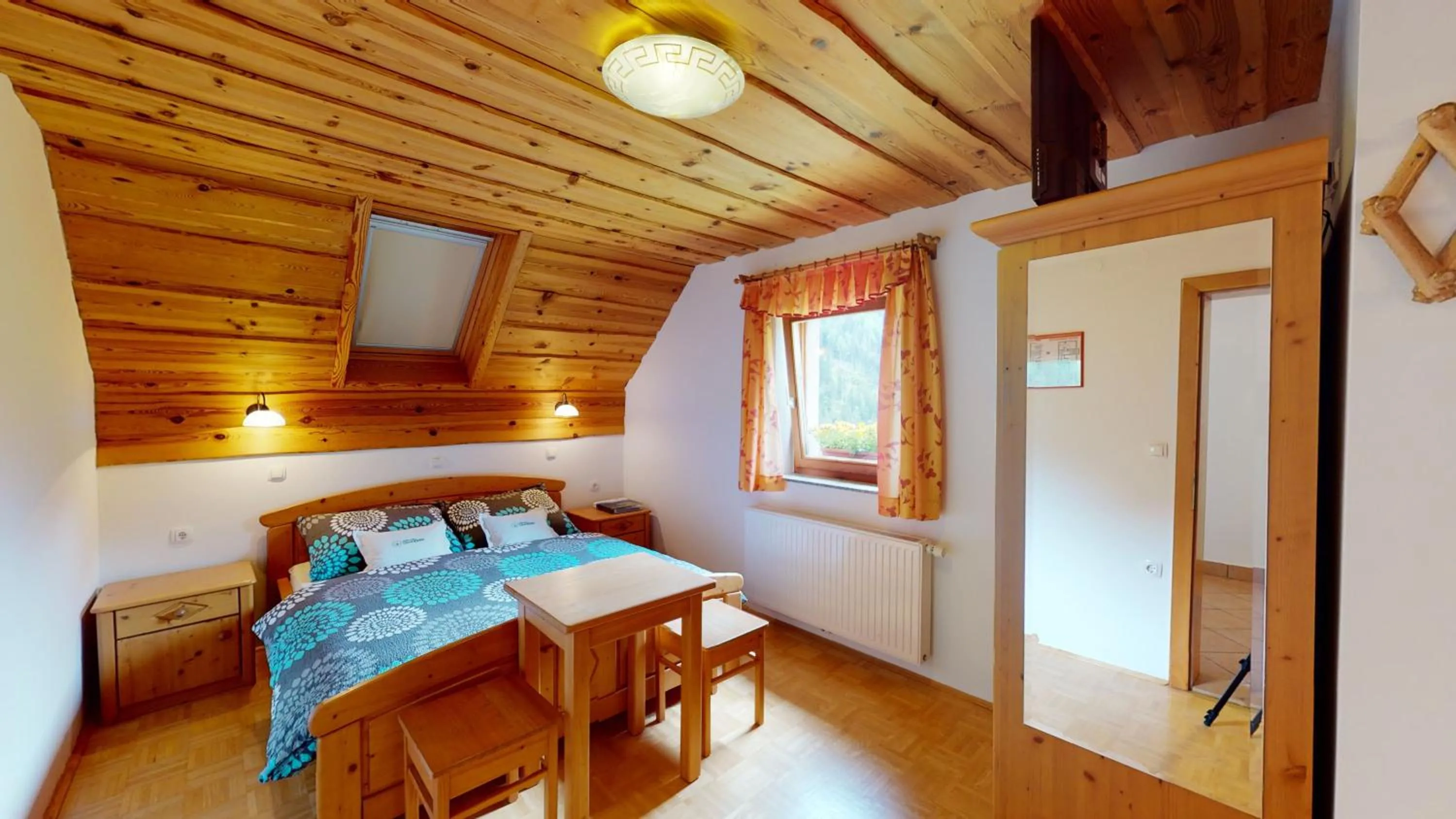 Bed in Tourist farm Gradišnik