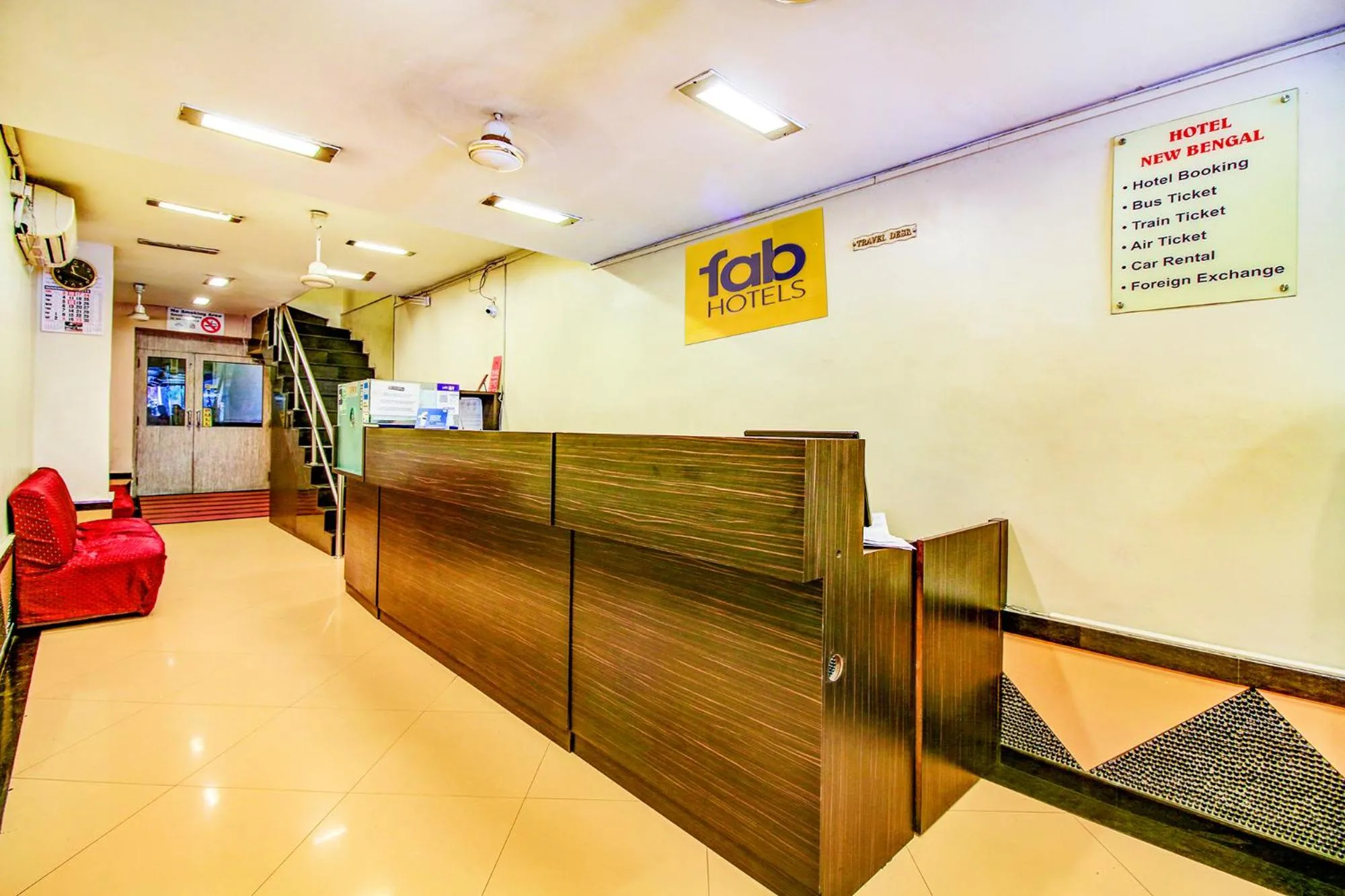 Lobby or reception in Hotel Crawford Inn