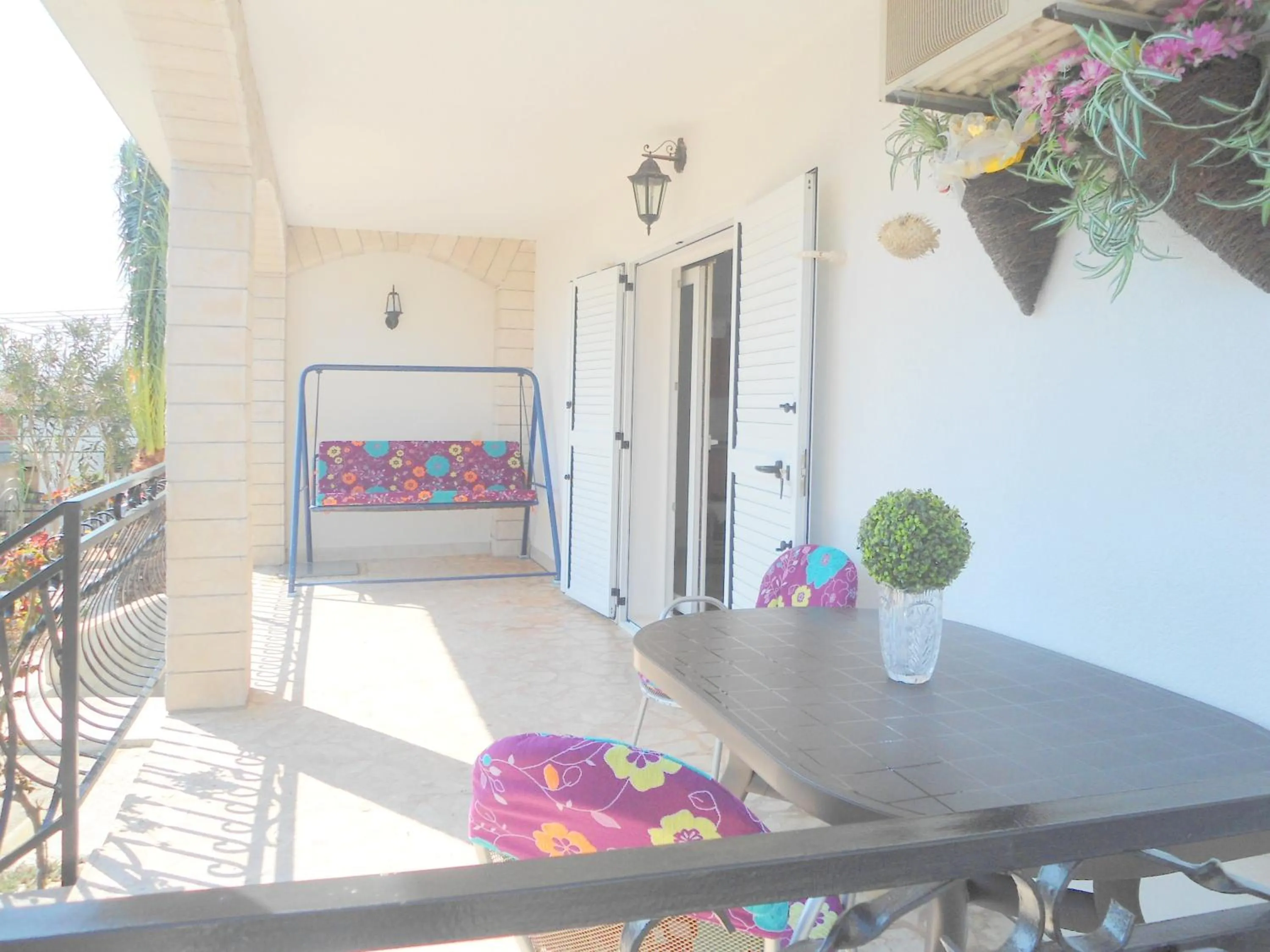 Balcony/Terrace in Apartments Slavica Trogir