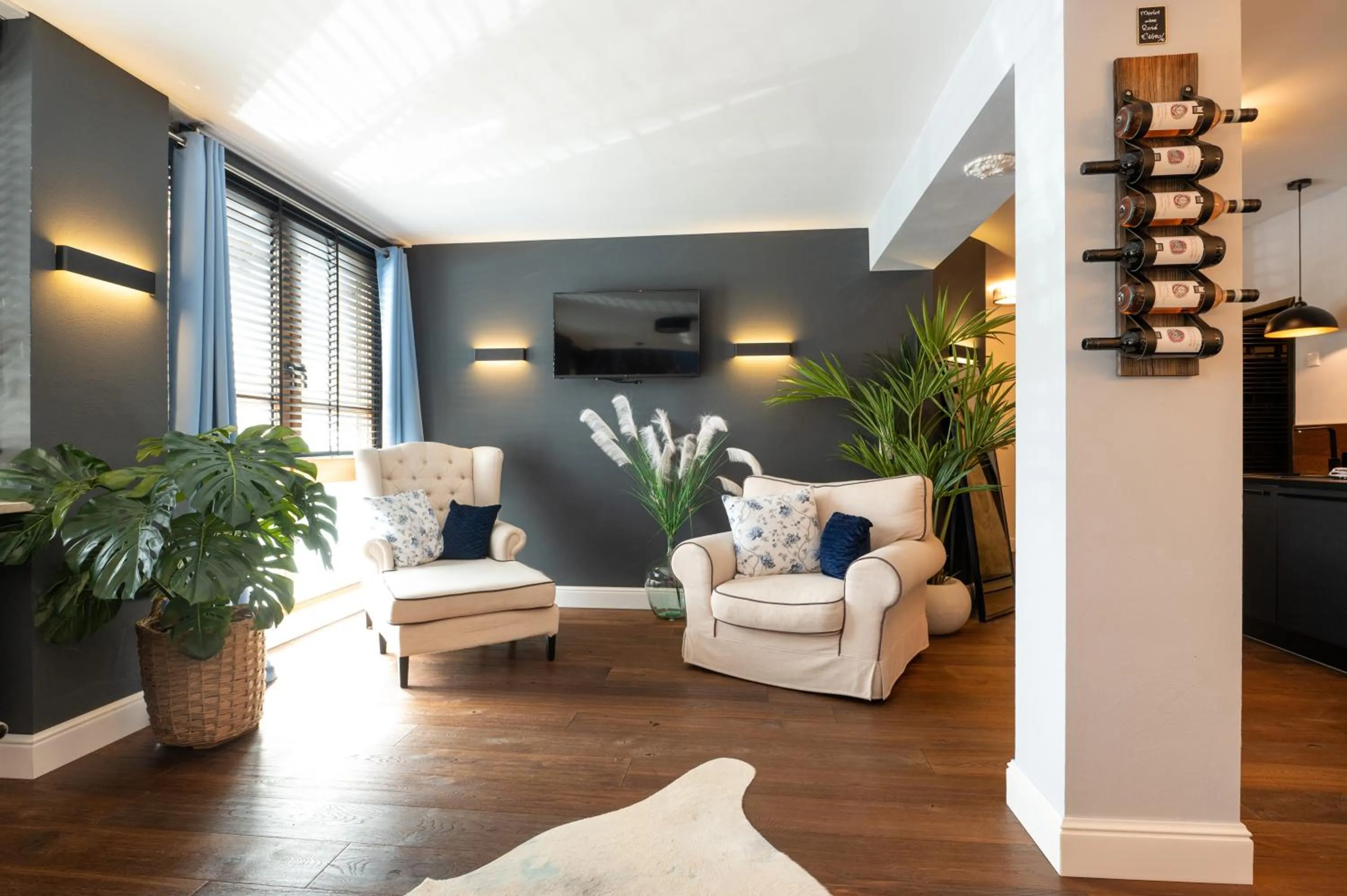 Living room in ALPENLIEBE - Sauna & Whirlpool - APARTments