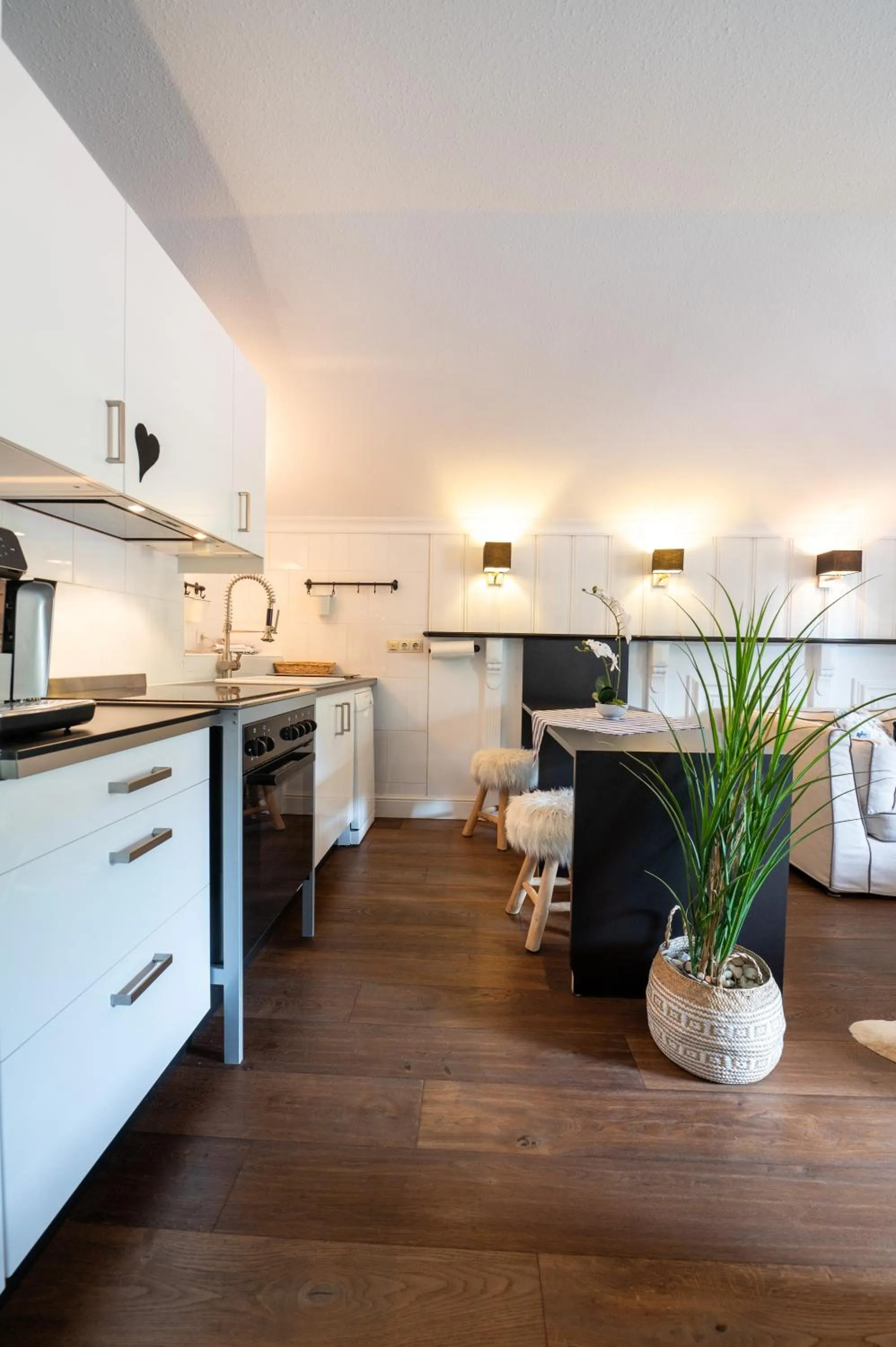 Kitchen or kitchenette in ALPENLIEBE - Sauna & Whirlpool - APARTments