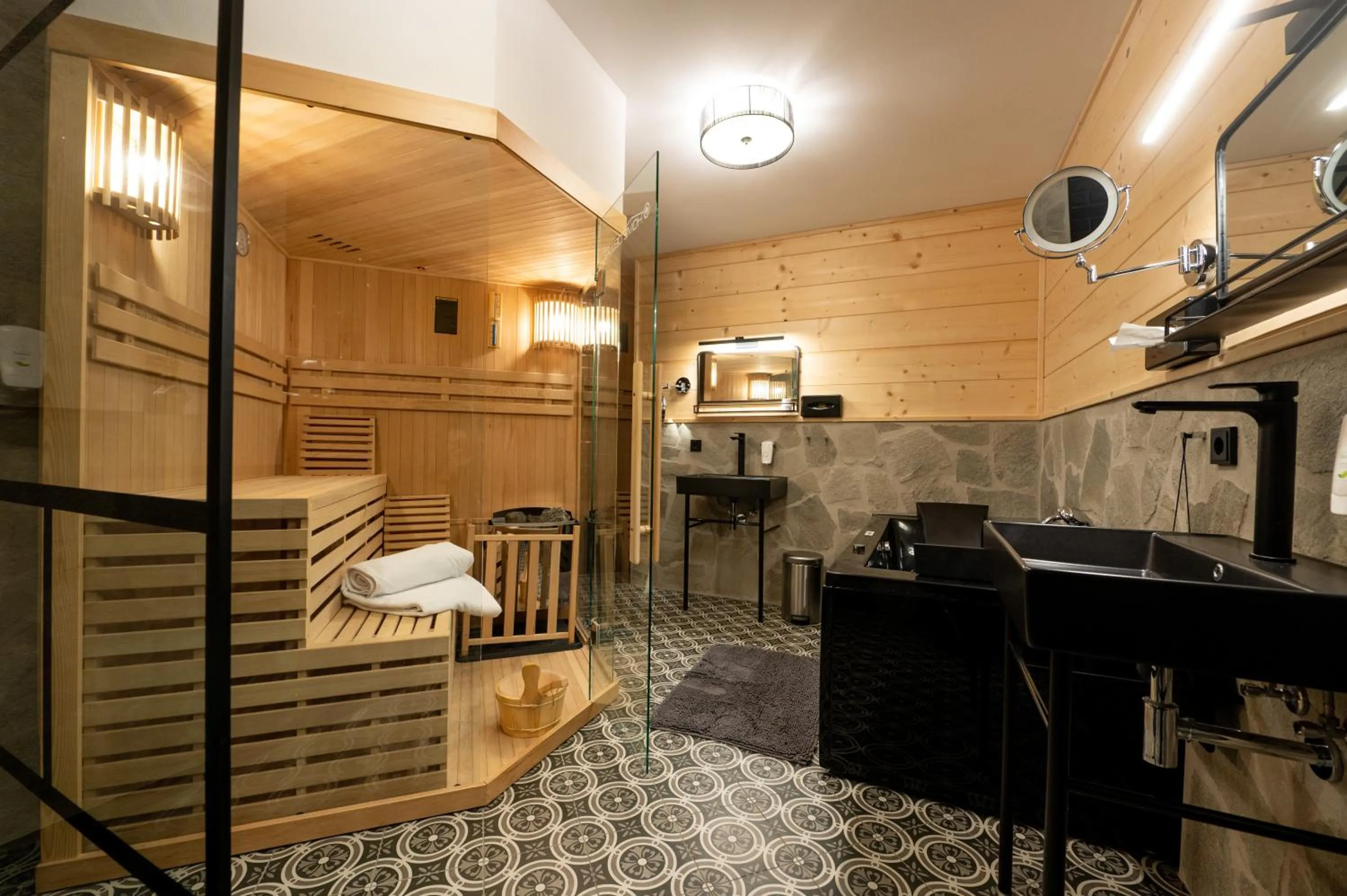 Bathroom in ALPENLIEBE - Sauna & Whirlpool - APARTments