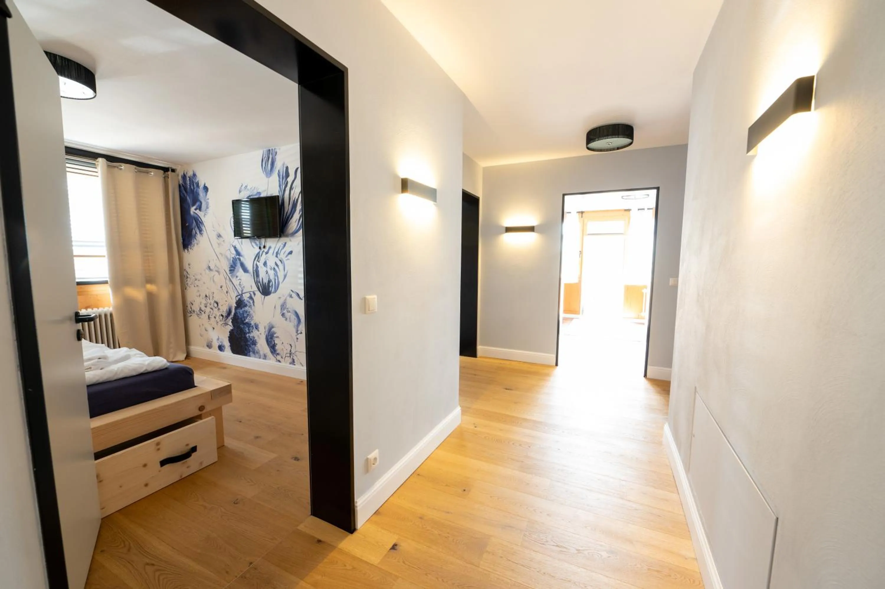 Photo of the whole room, Bed in ALPENLIEBE - Sauna & Whirlpool - APARTments