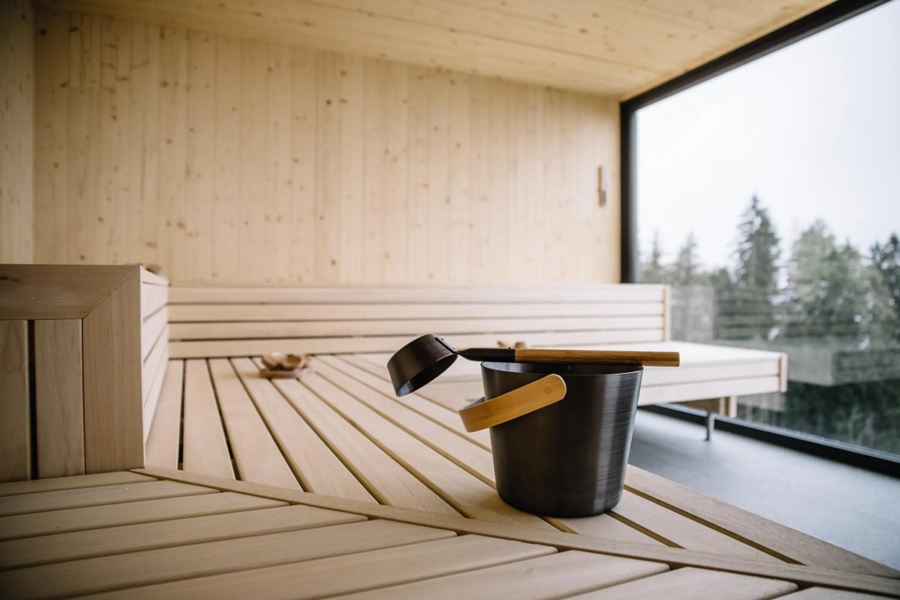 Sauna in Panoramic Suites Winzerhöhe