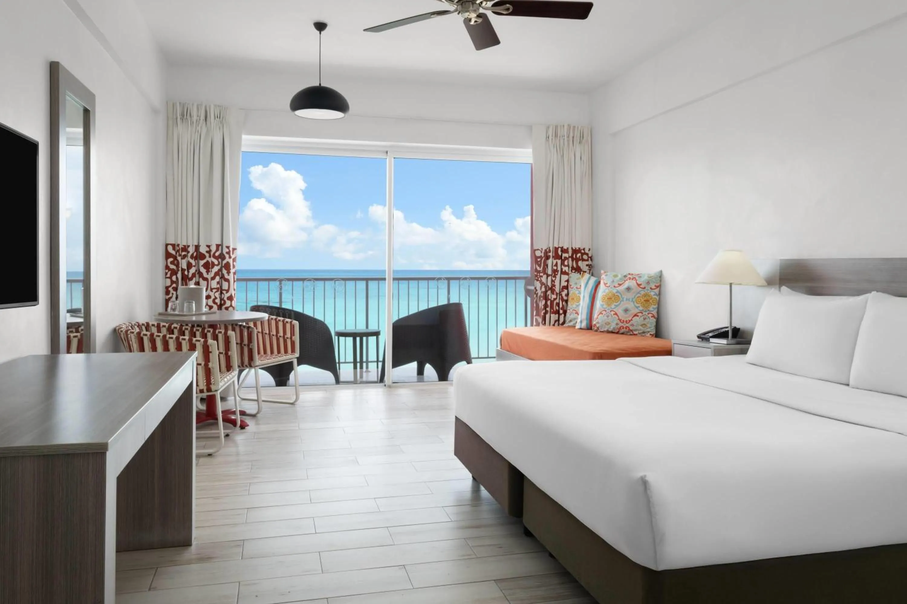 Property building, Bed in Grand Decameron Cornwall Beach, A Trademark All-Inclusive Resort