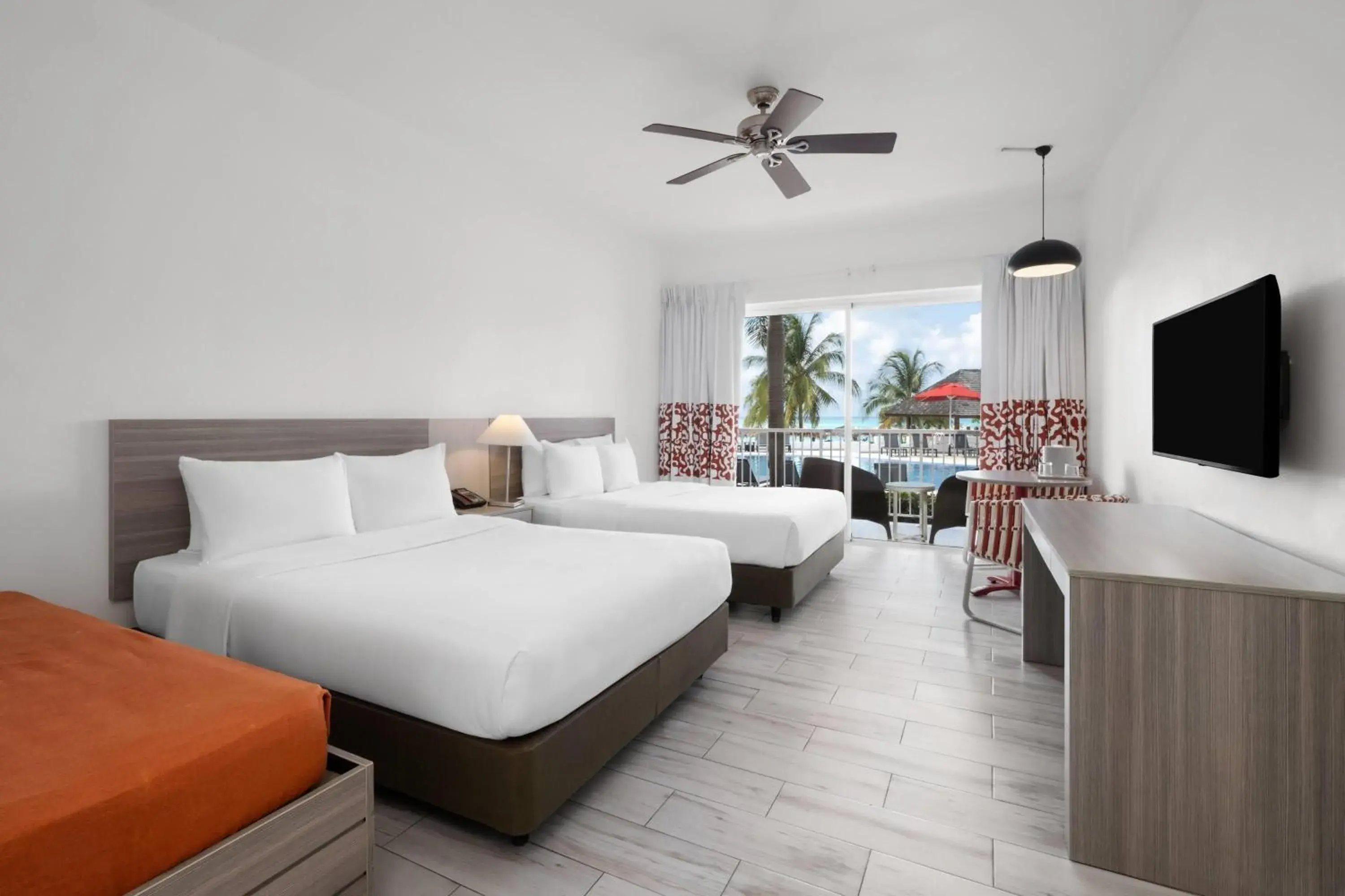 Bed in Grand Decameron Cornwall Beach, A Trademark All-Inclusive Resort Bed in Grand Decameron Cornwall Beach, A Trademark All-Inclusive Resort