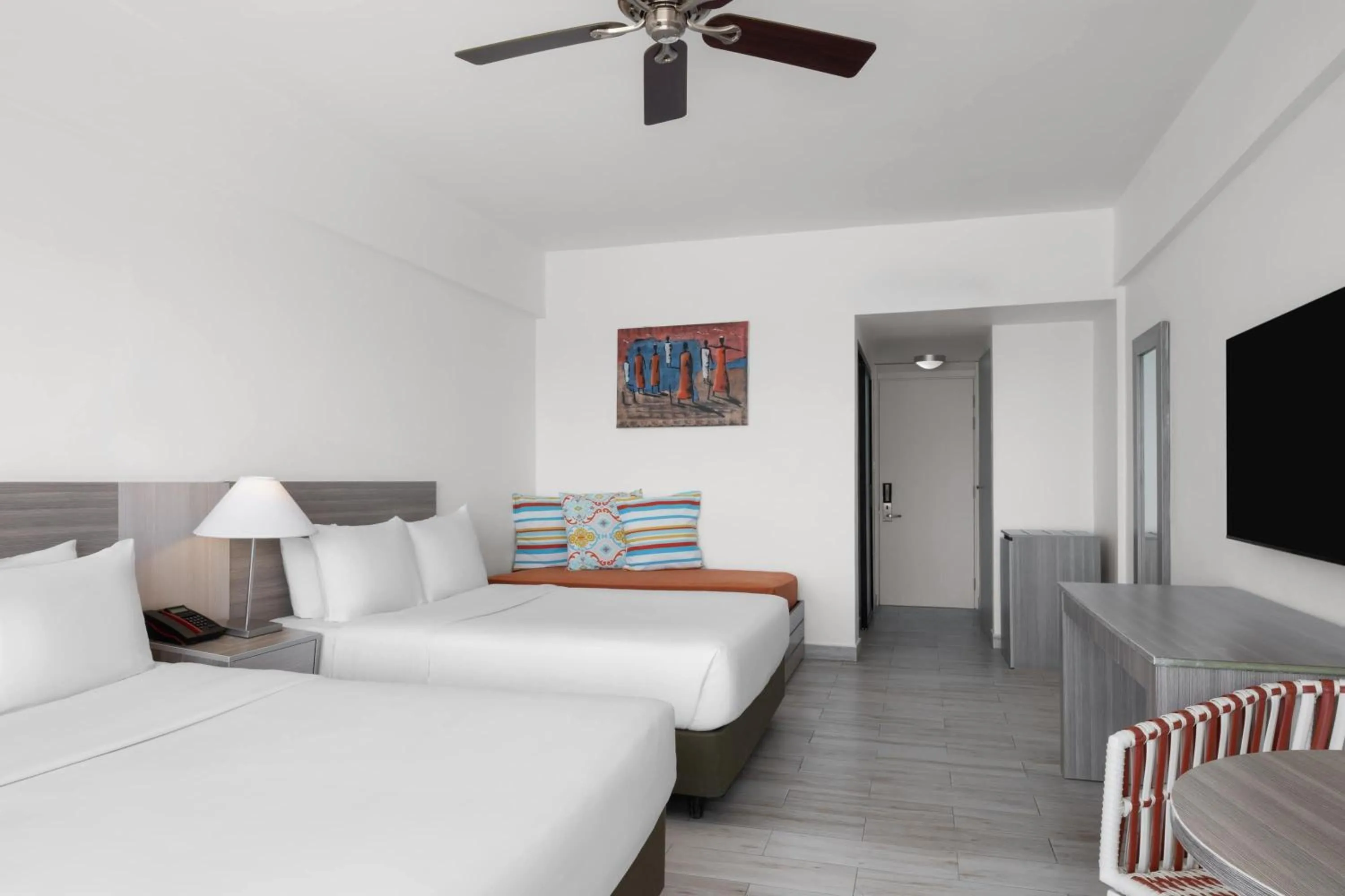 Property building, Bed in Grand Decameron Cornwall Beach, A Trademark All-Inclusive Resort