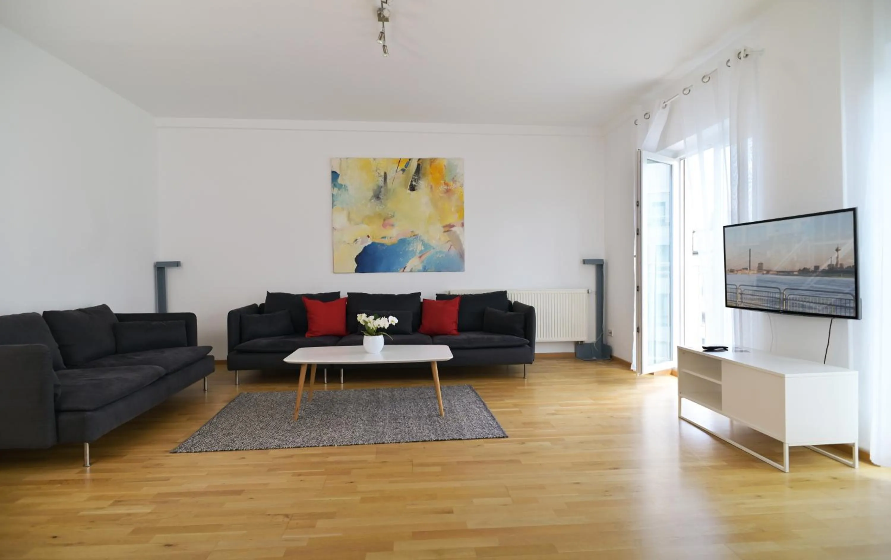 Seating area in Victoria Apartments