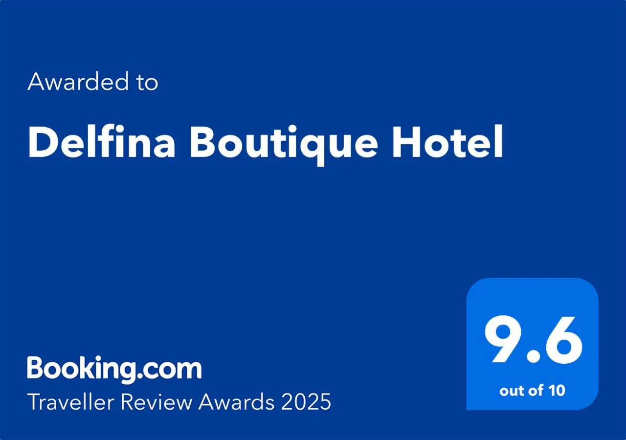 Certificate/Award in Delfina Boutique Hotel