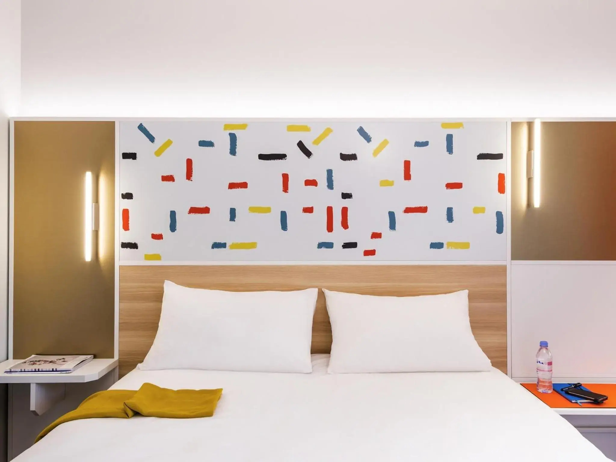 Bedroom, Bed in ibis Styles Versailles Guyancourt Bedroom, Bed in ibis Styles Versailles Guyancourt