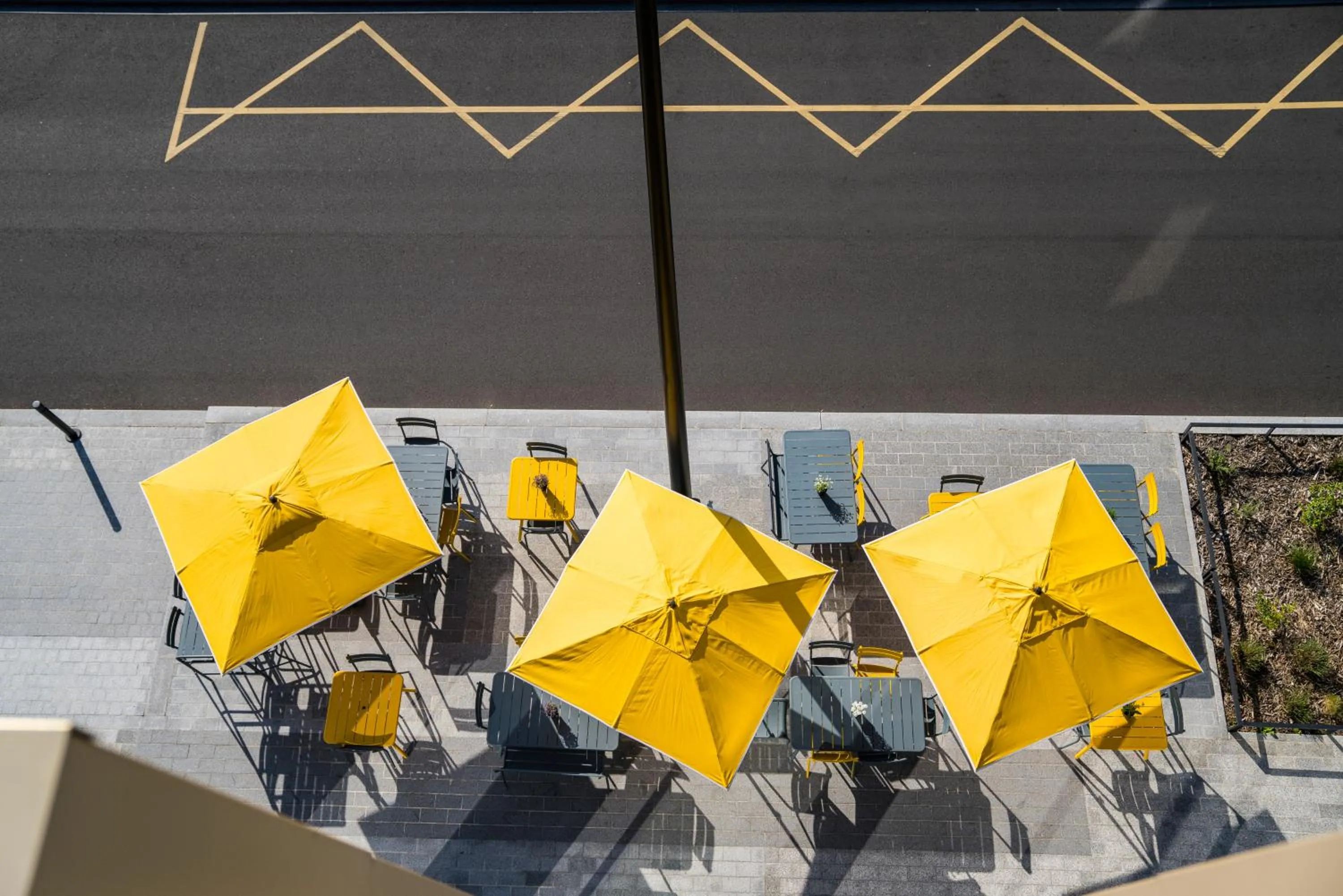 Balcony/Terrace in ibis Styles Guyancourt Versailles