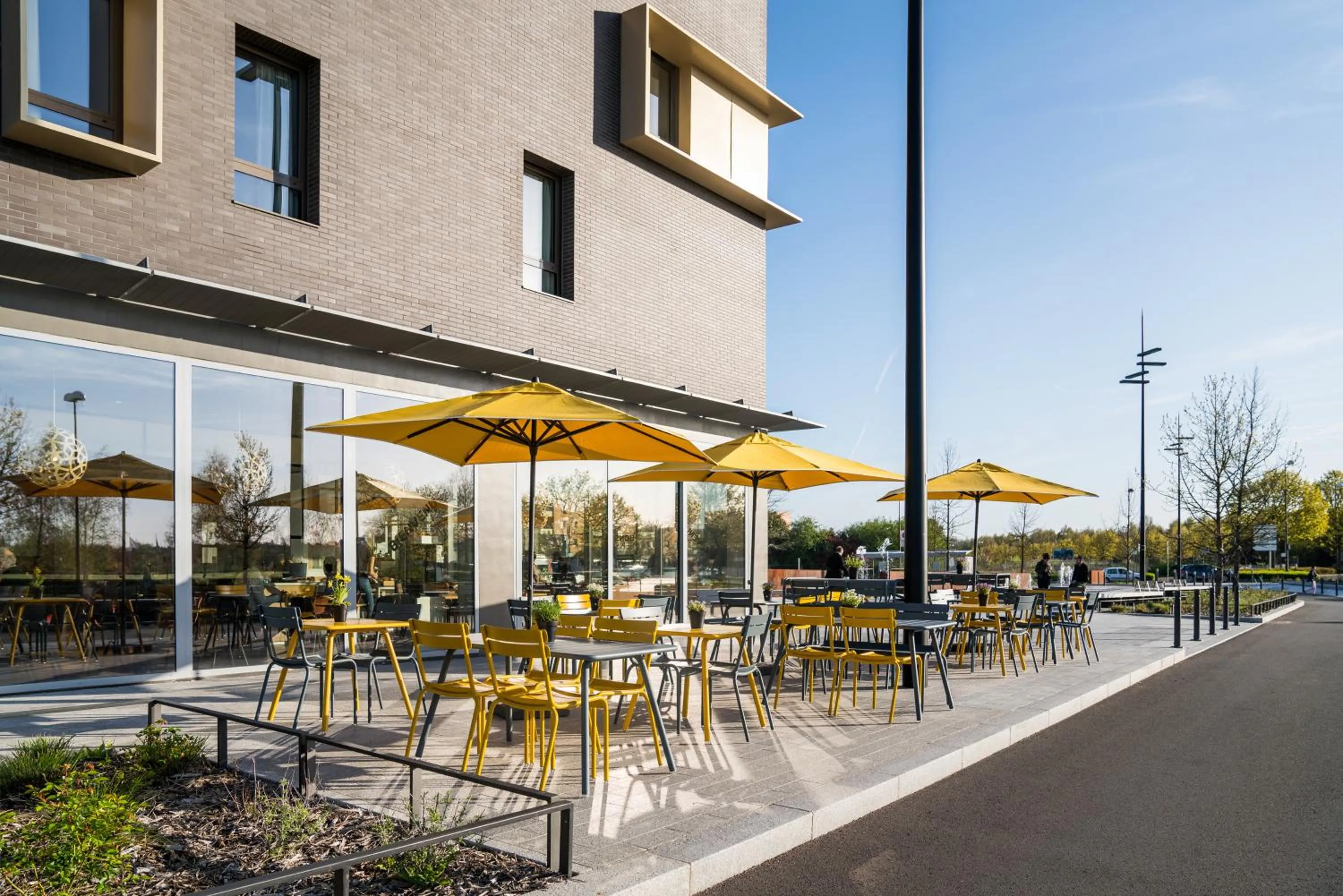 Balcony/Terrace in ibis Styles Guyancourt Versailles