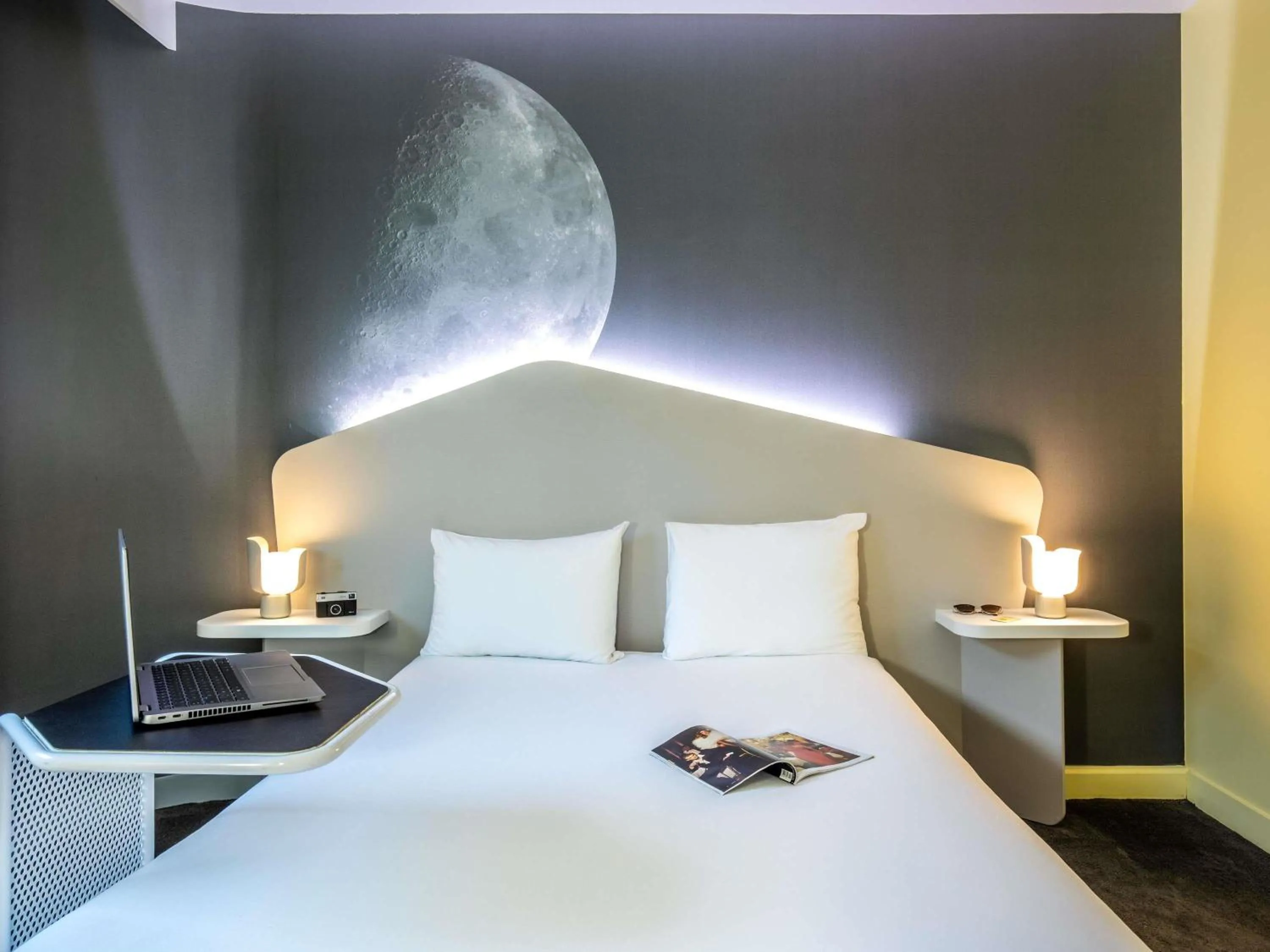 Bedroom, Bed in ibis Styles Paris Charles de Gaulle Airport