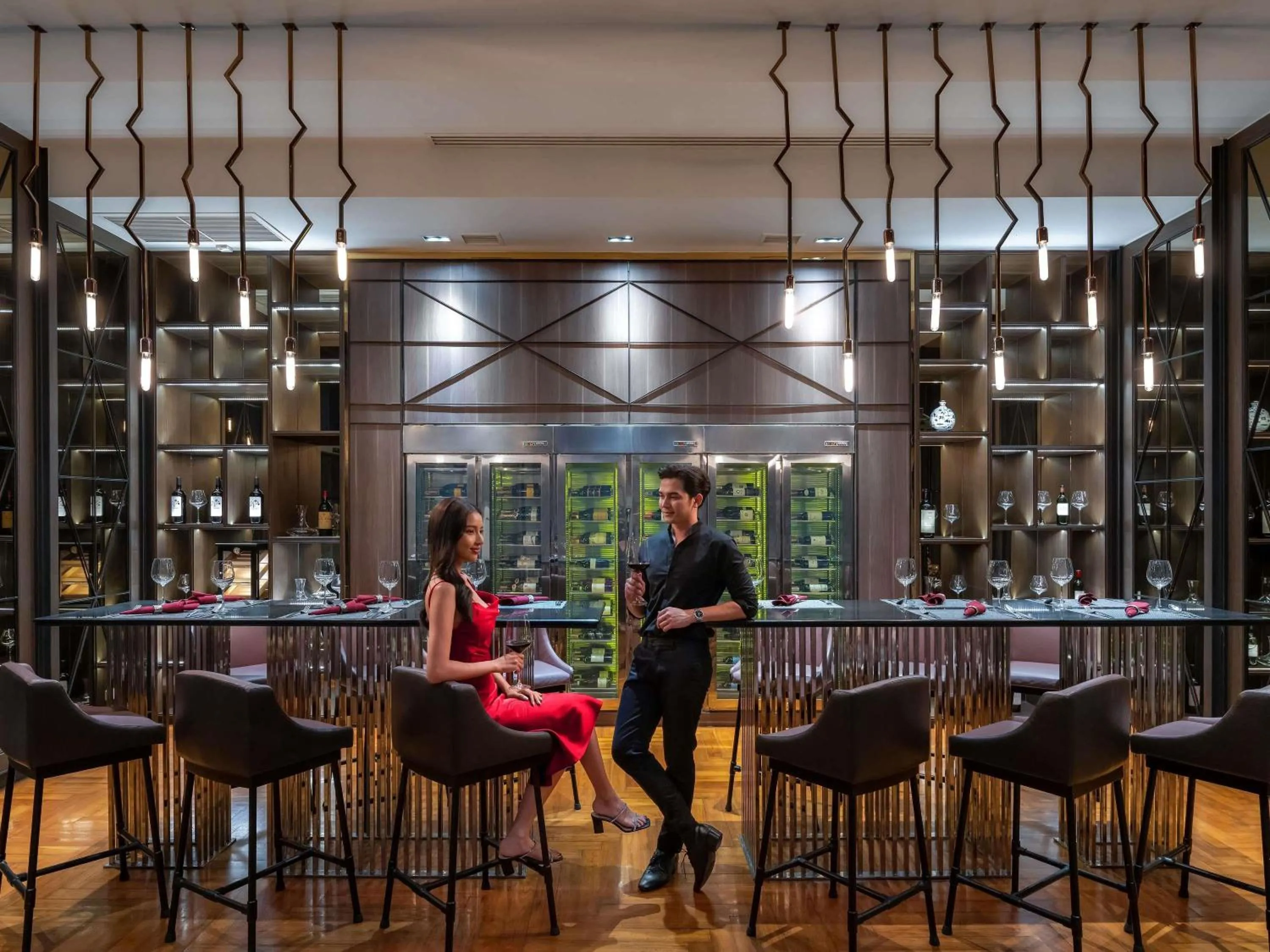 Lounge or bar in Mercure Bangkok Makkasan