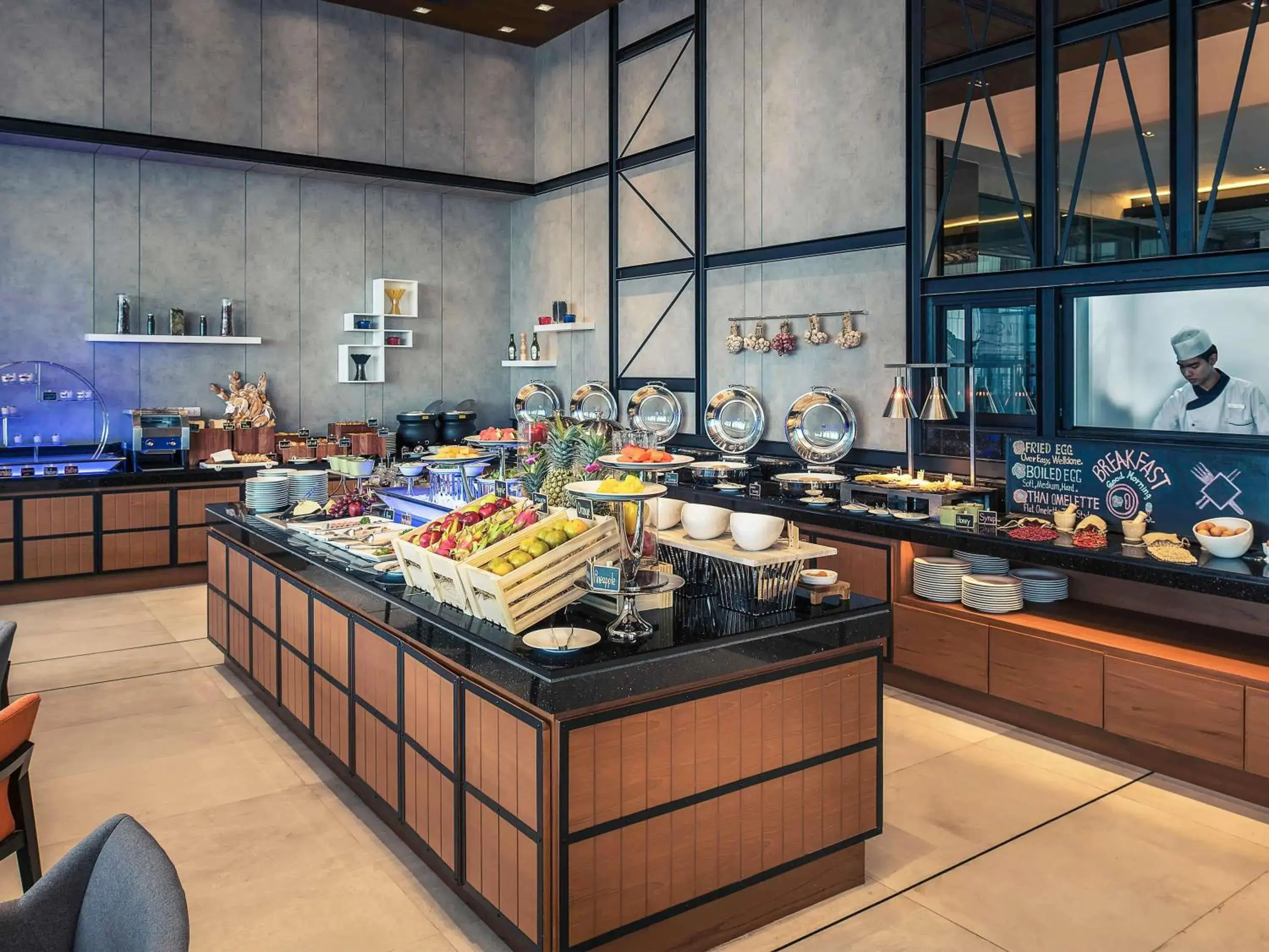 Breakfast in Mercure Bangkok Makkasan Breakfast in Mercure Bangkok Makkasan