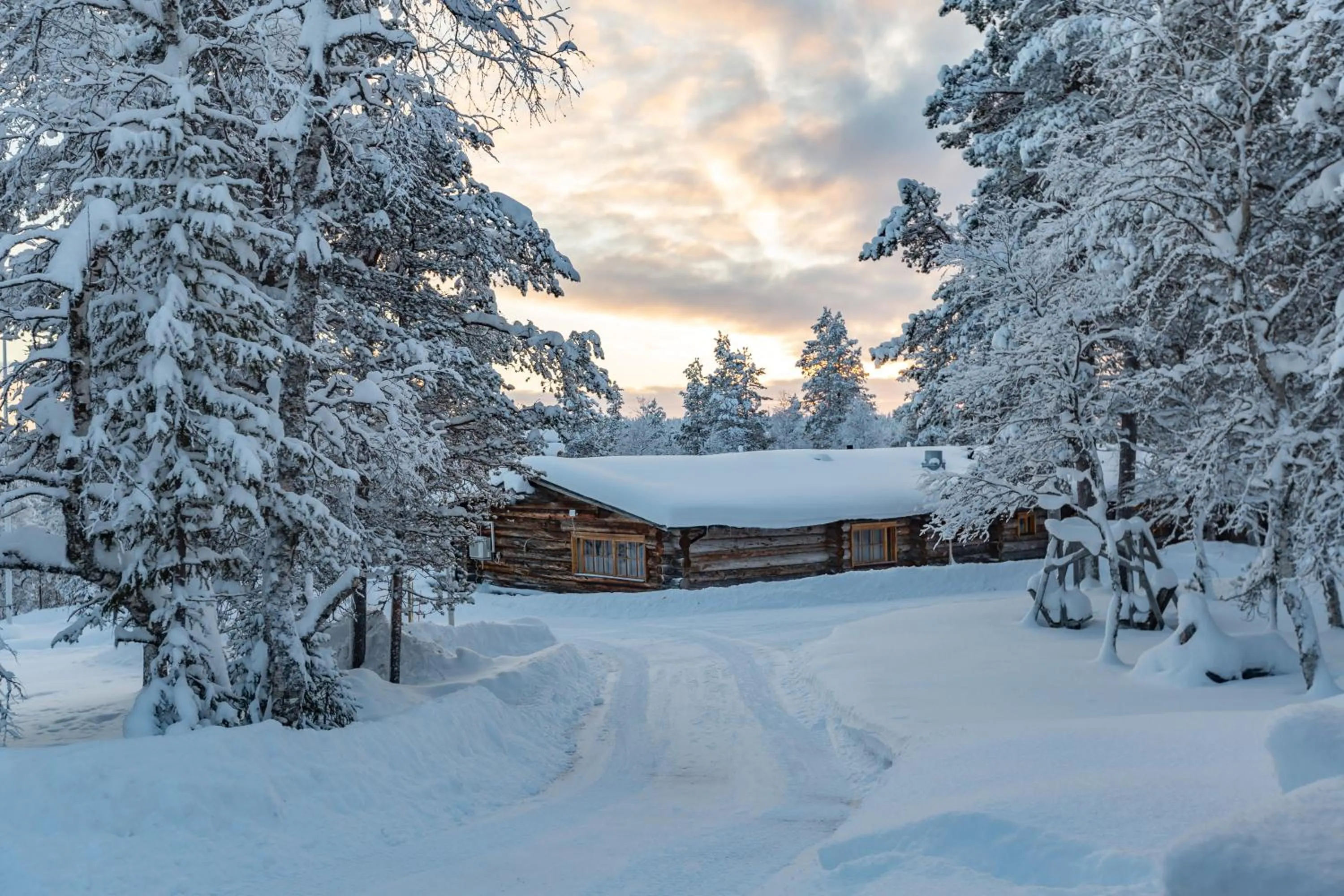 Natural landscape in Kuukkeli Log Houses Aurora Resort