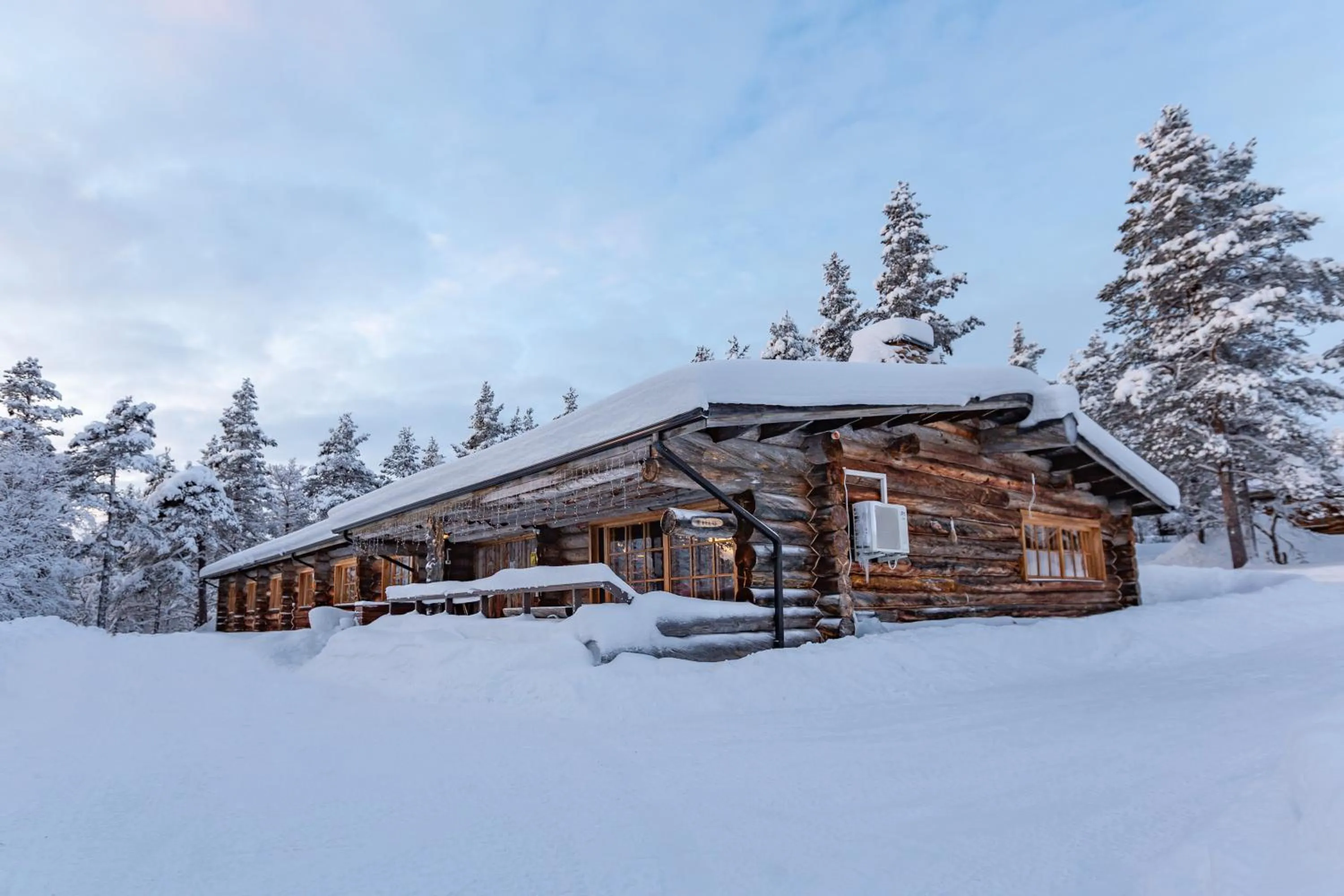 Property building in Kuukkeli Log Houses Aurora Resort
