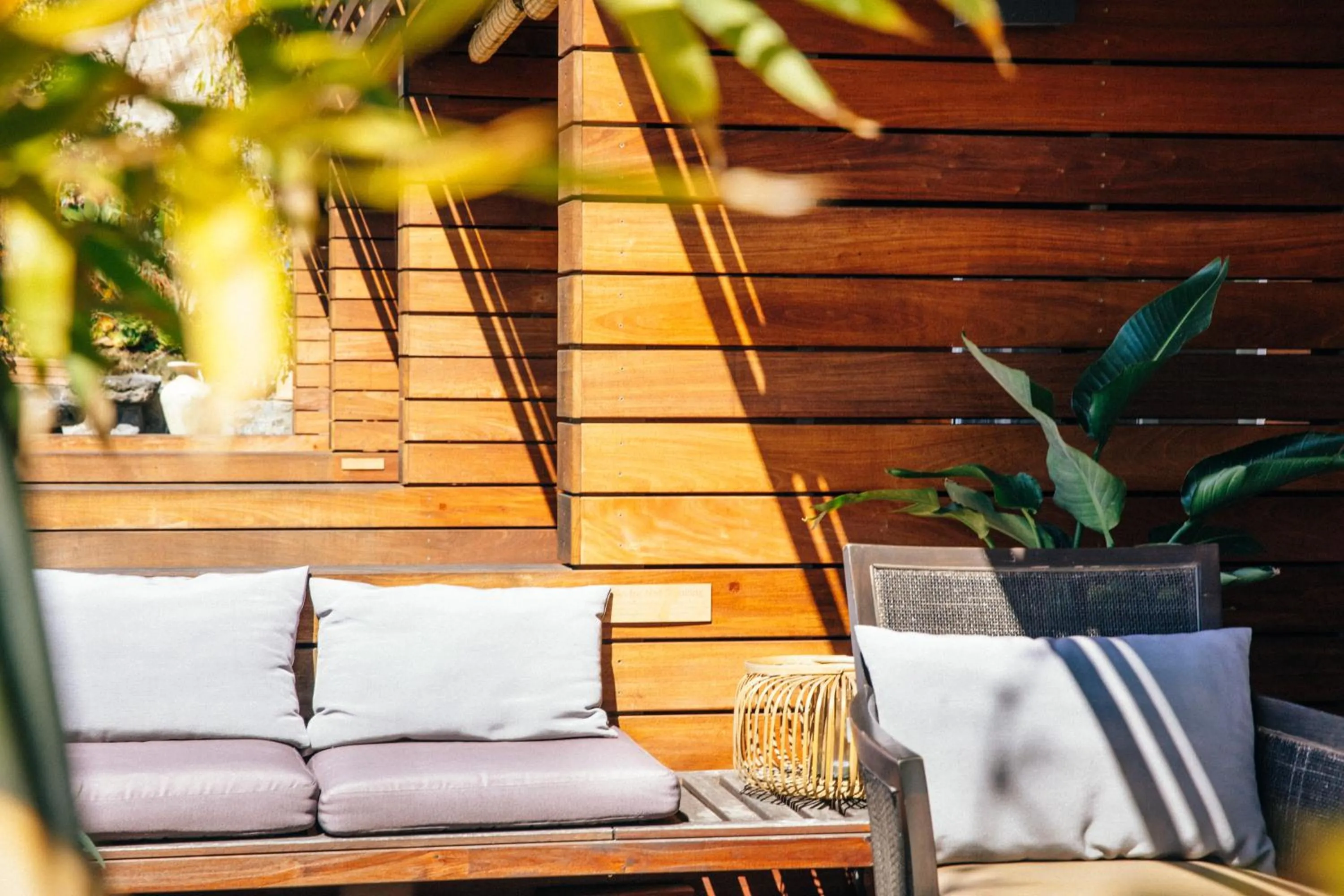 Patio in Inn at Moonlight Beach