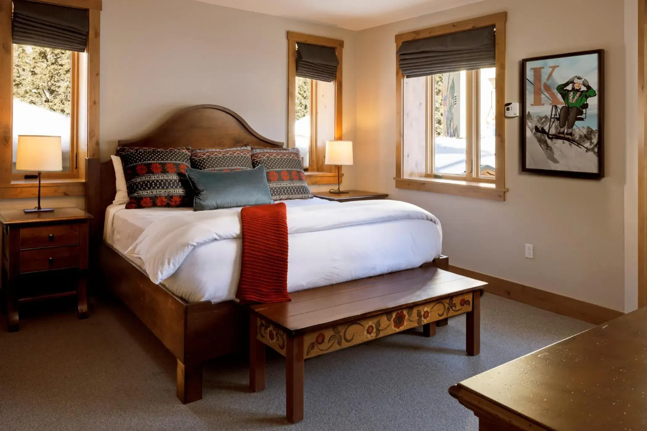 Bedroom, Bed in The Blake at Taos Ski Valley Bedroom, Bed in The Blake at Taos Ski Valley