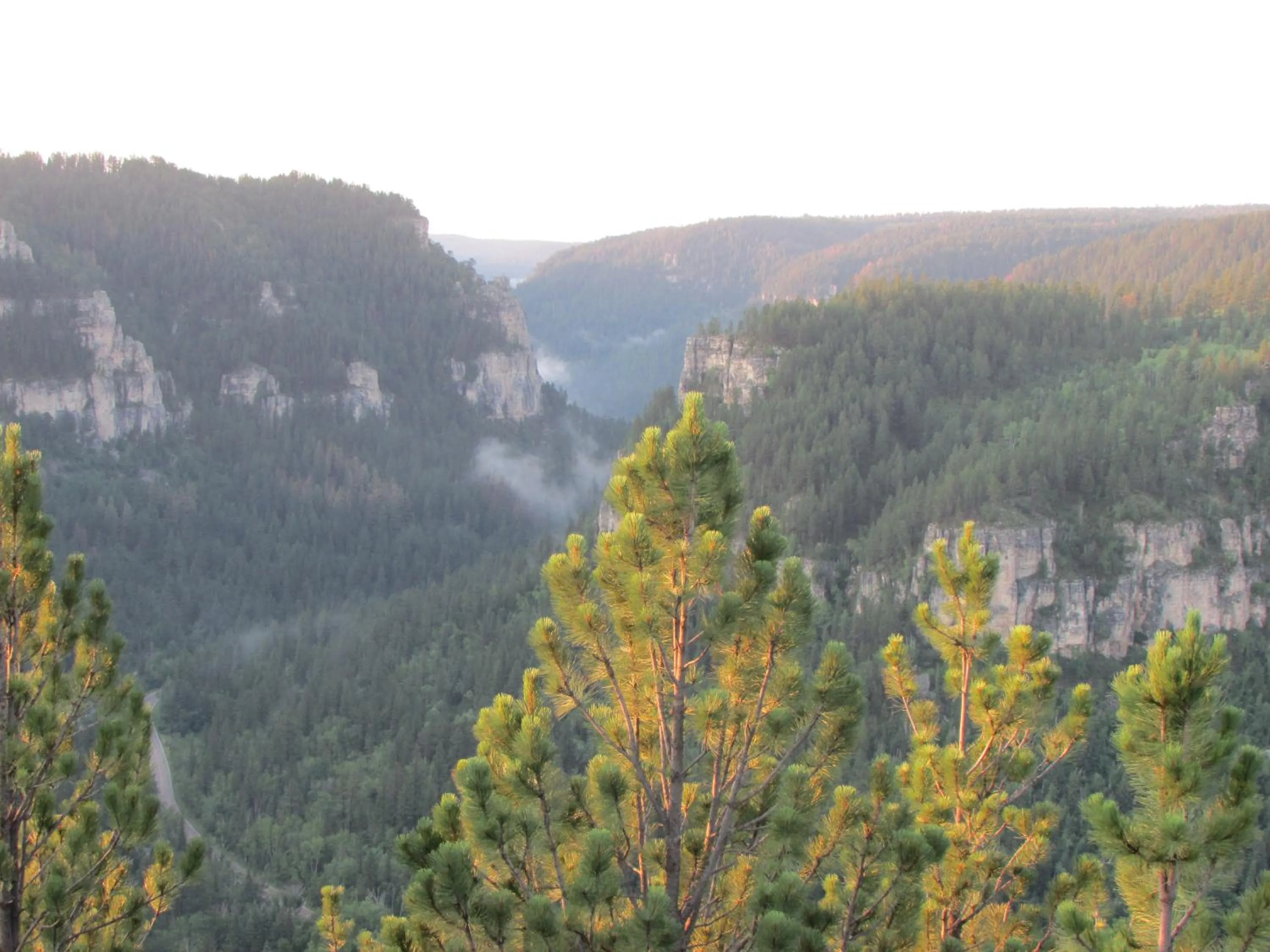 Natural landscape in Spearfish Canyon Lodge