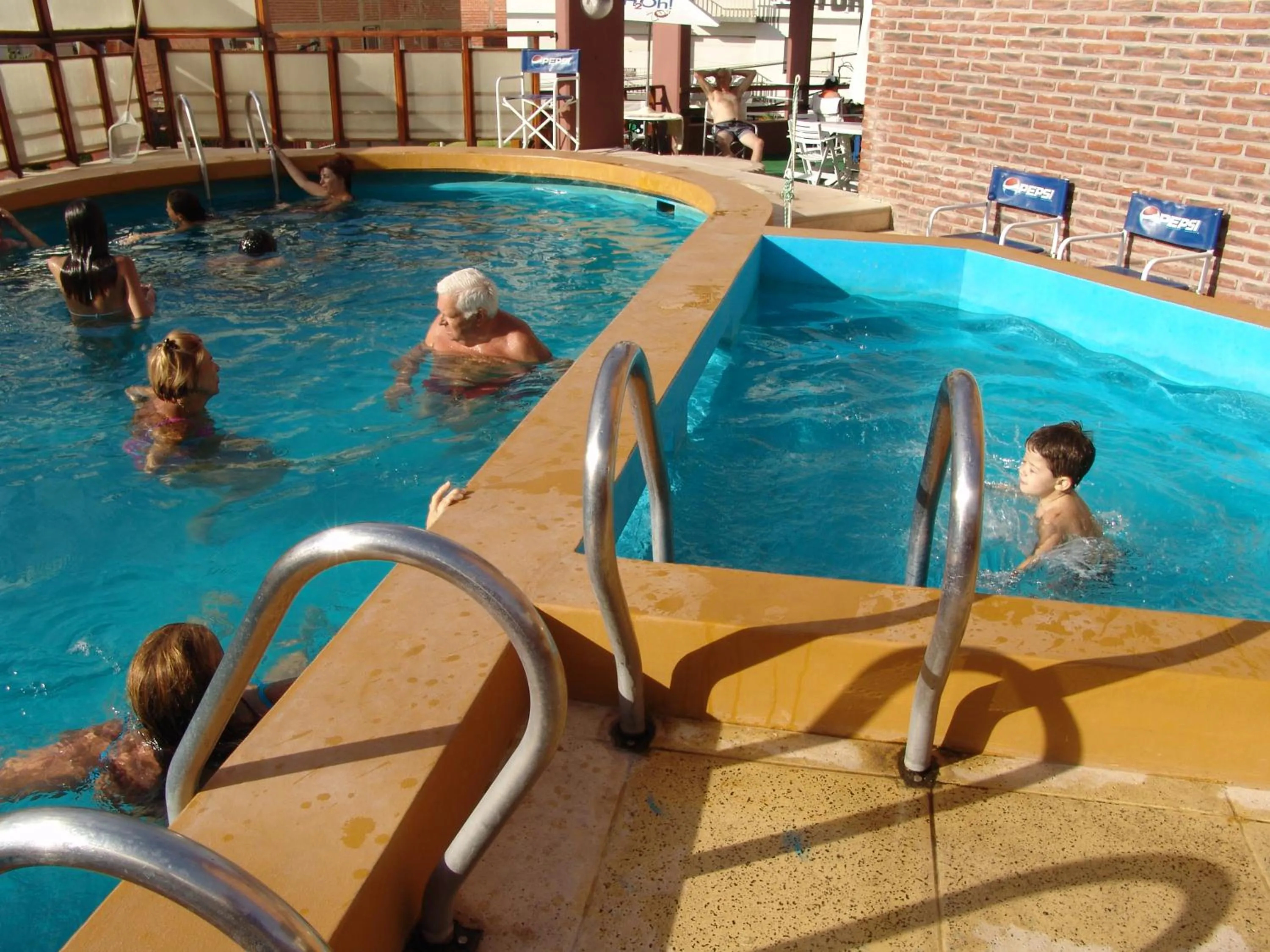 Pool view in Hotel Gran International