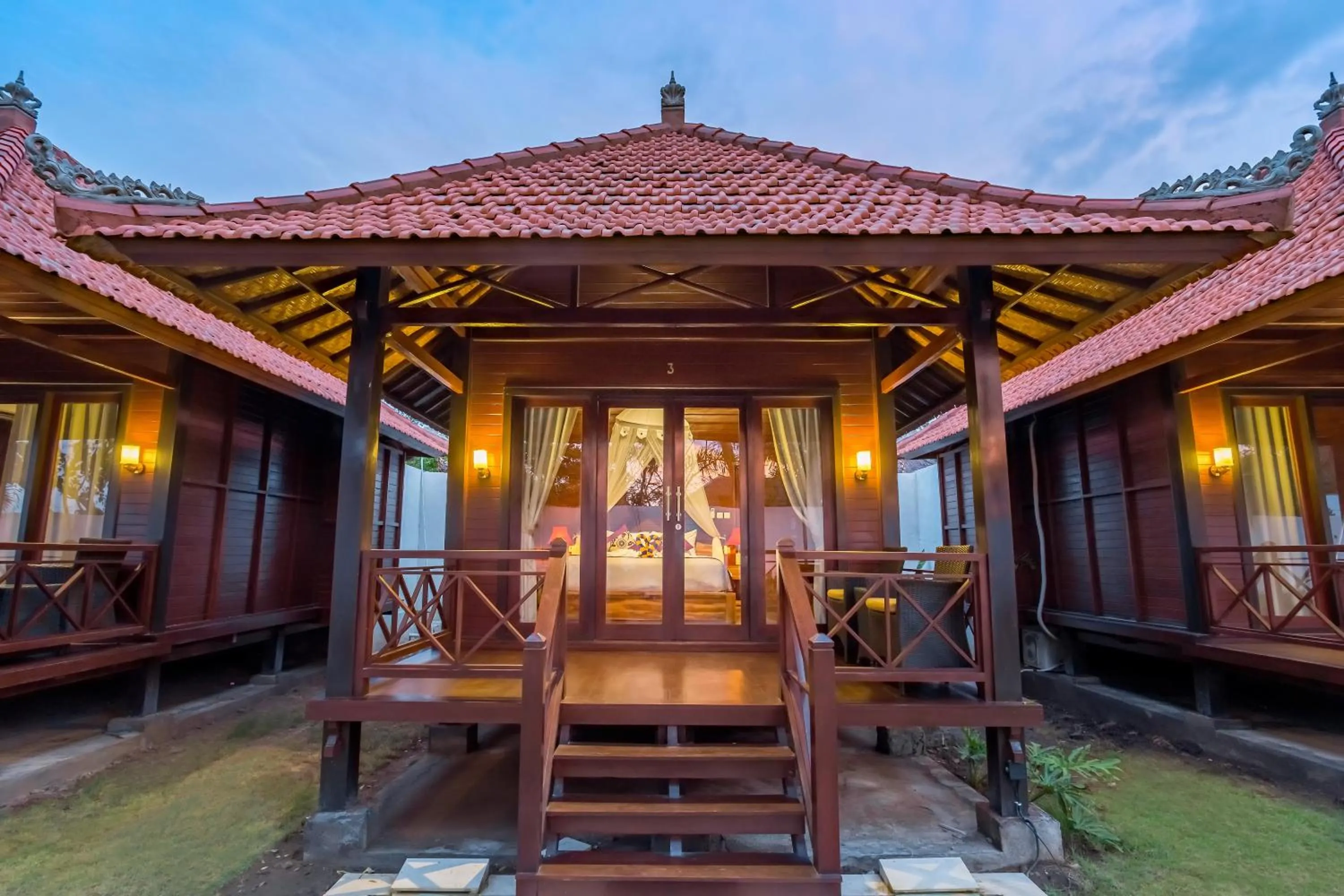 Photo of the whole room in The Bridge Huts