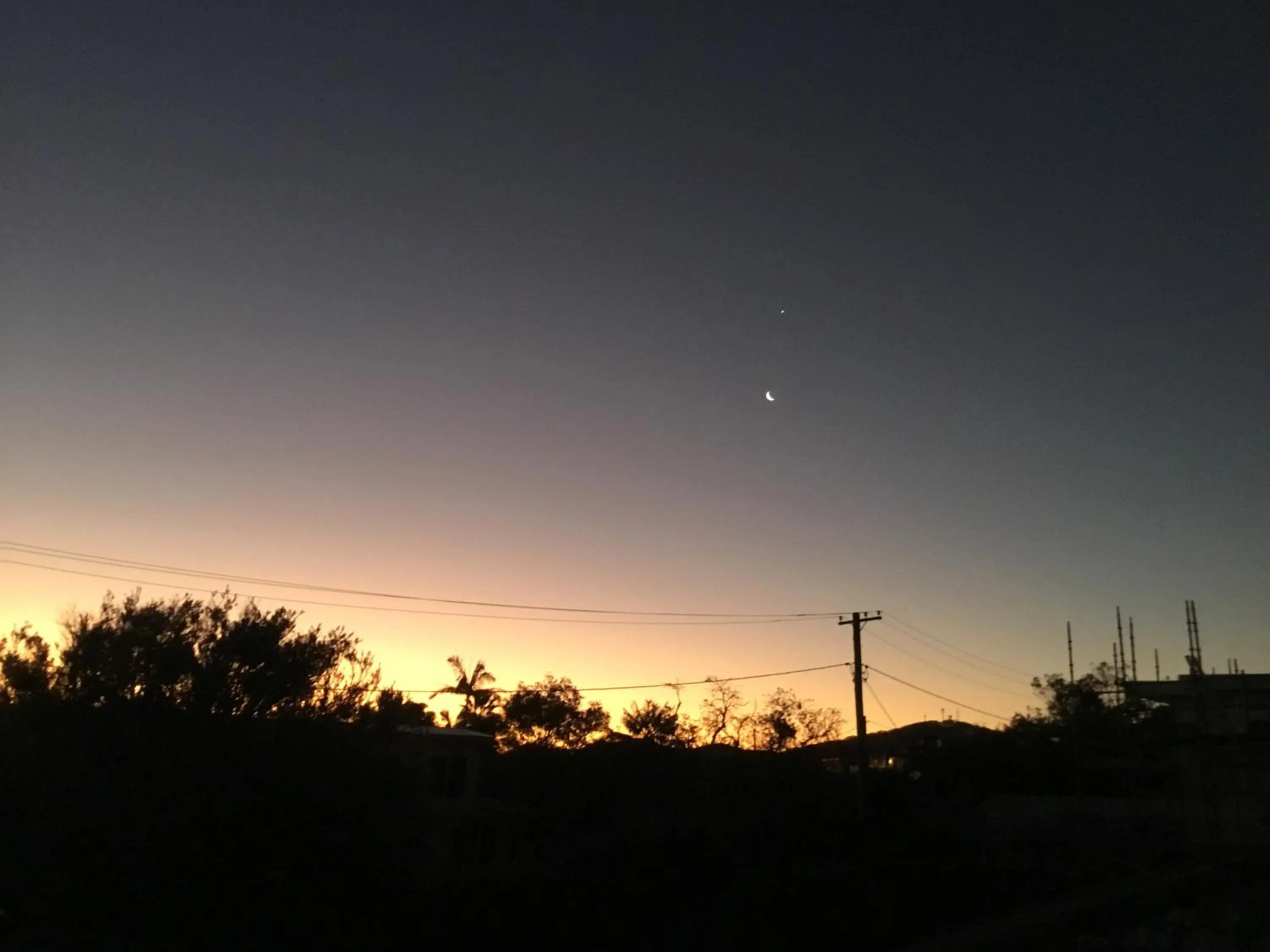 Sunset in Strathmore Lodge