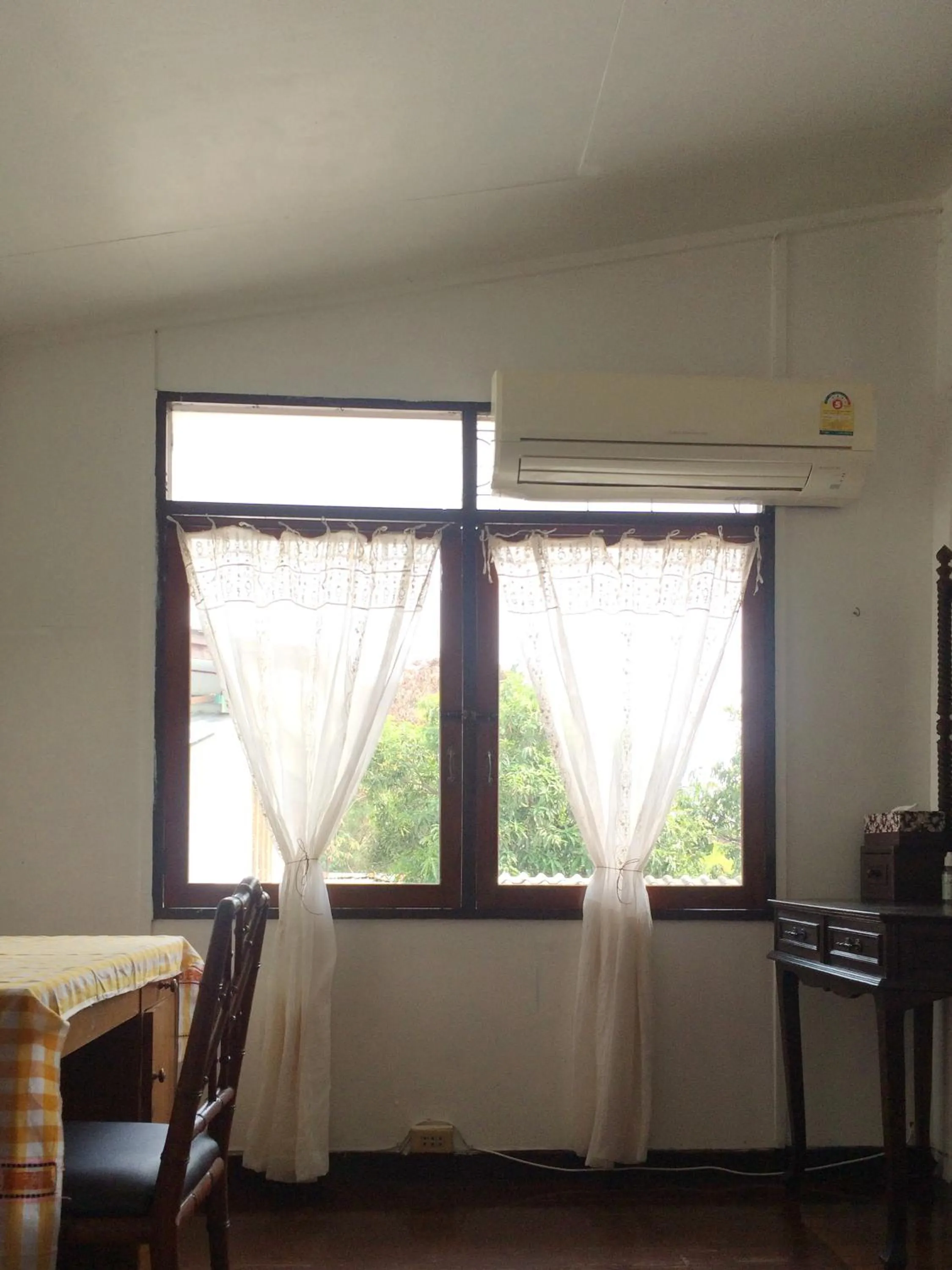 Seating area in Many Trees