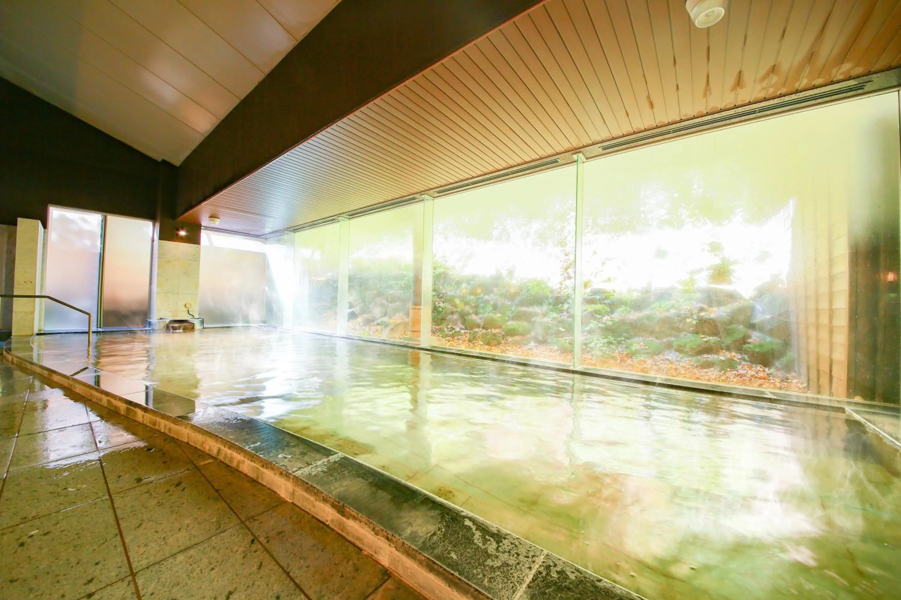 Hot Spring Bath in Ooedo Onsen Monogatari Premium Ikaho