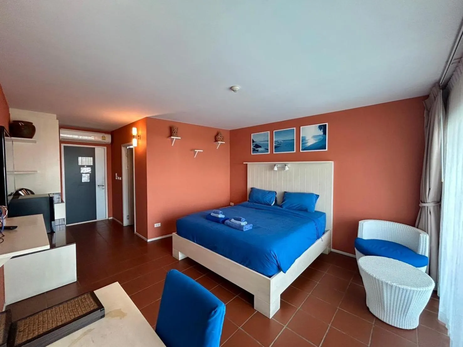 Photo of the whole room, Bed in GrandBlue Resort & Beachclub