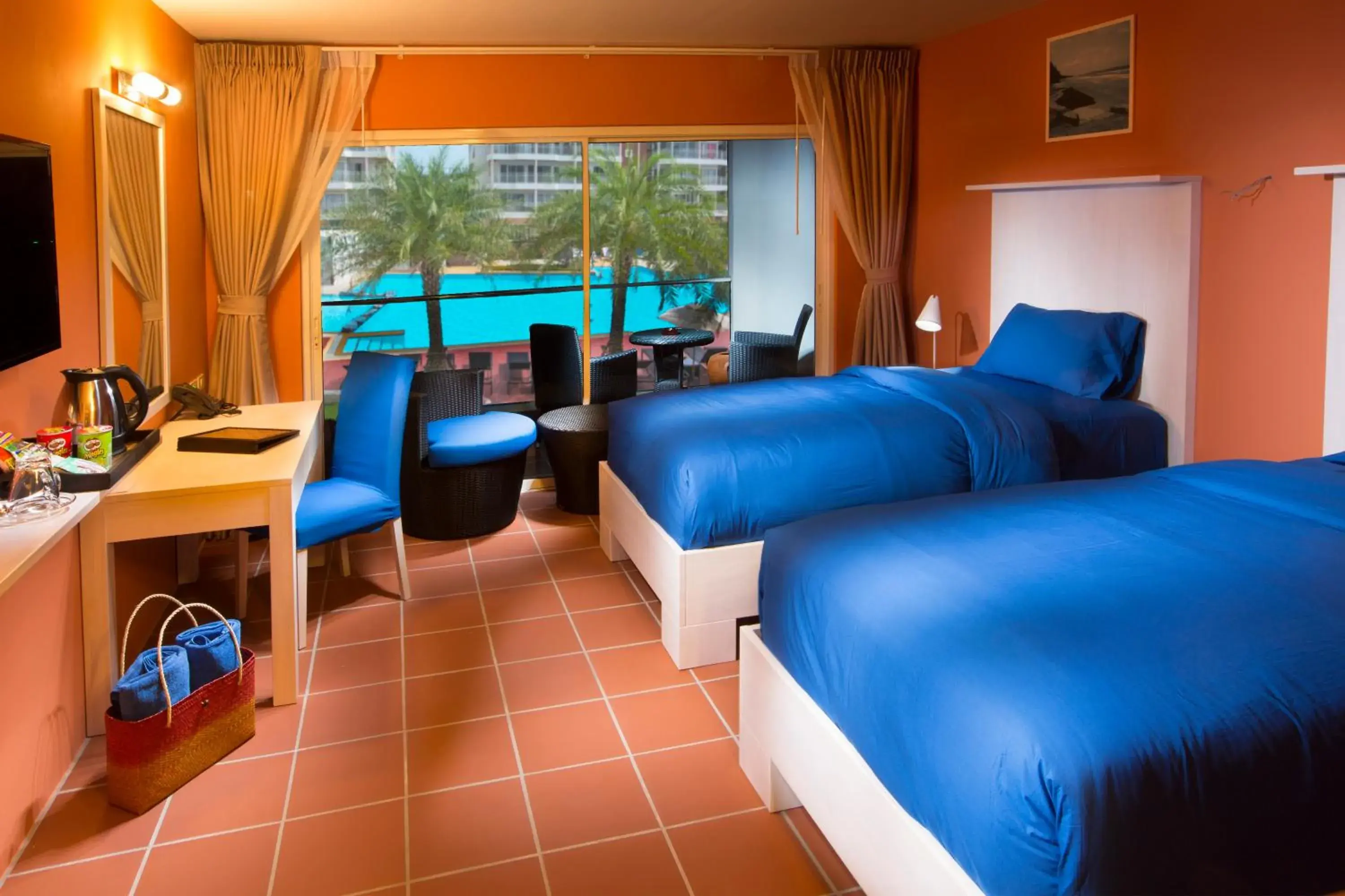 Bed in GrandBlue Resort & Beachclub Bed in GrandBlue Resort & Beachclub