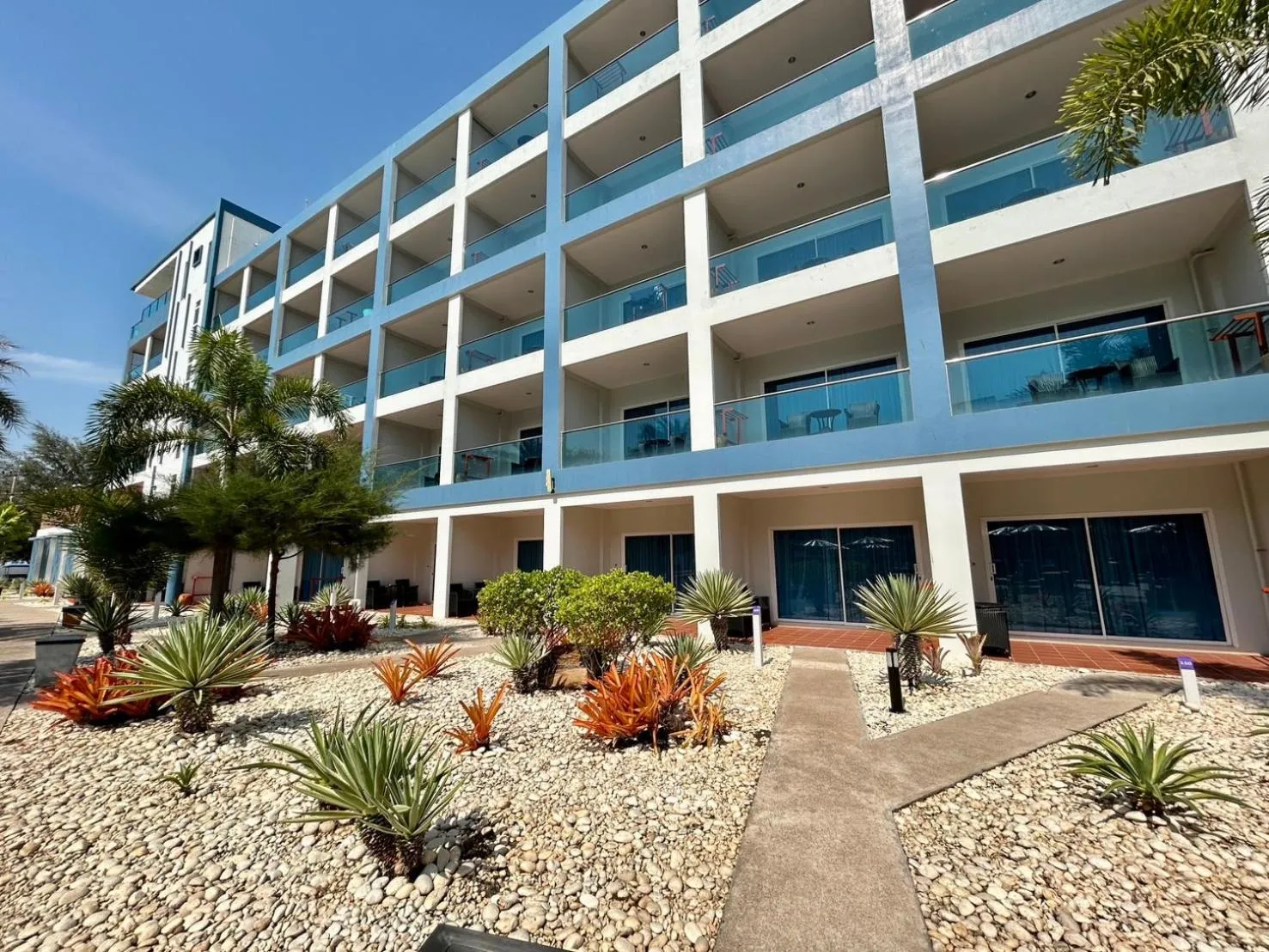 Property building in GrandBlue Resort & Beachclub