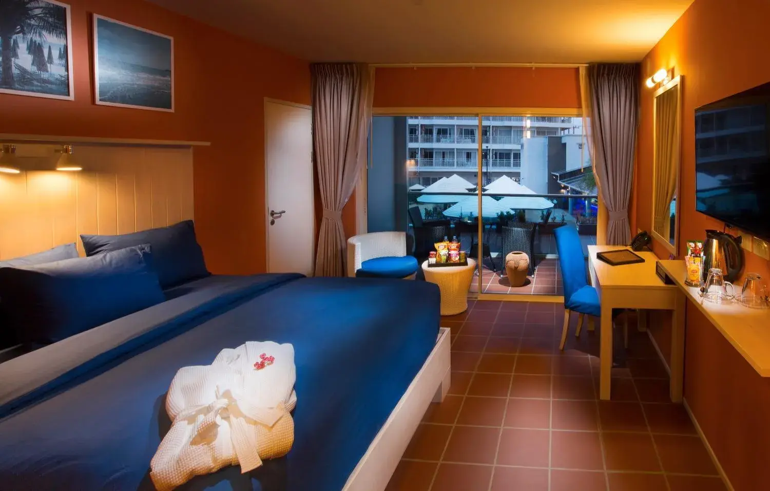 Bed in GrandBlue Resort & Beachclub Bed in GrandBlue Resort & Beachclub