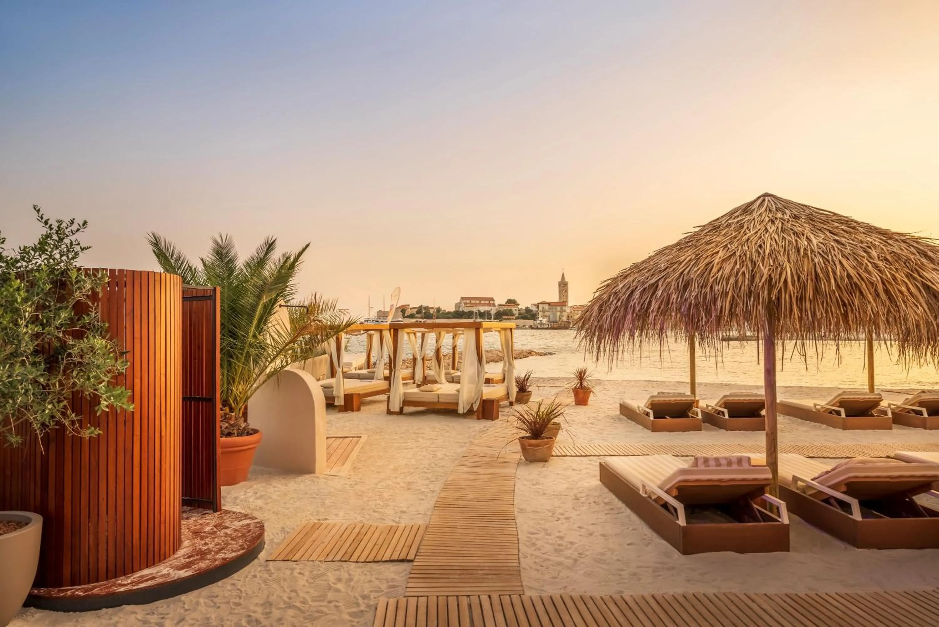 Beach in Valamar Padova Hotel