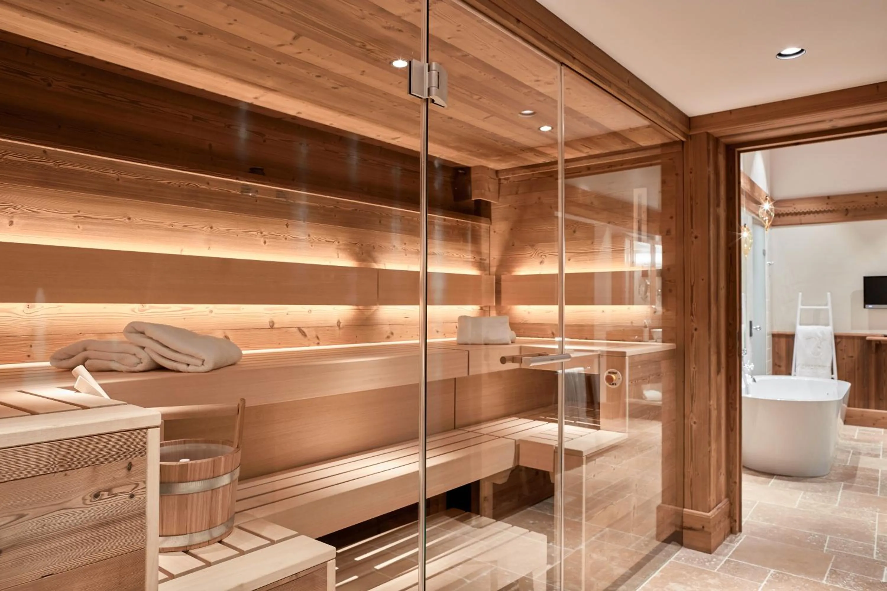 Sauna in Kitzbühel Lodge