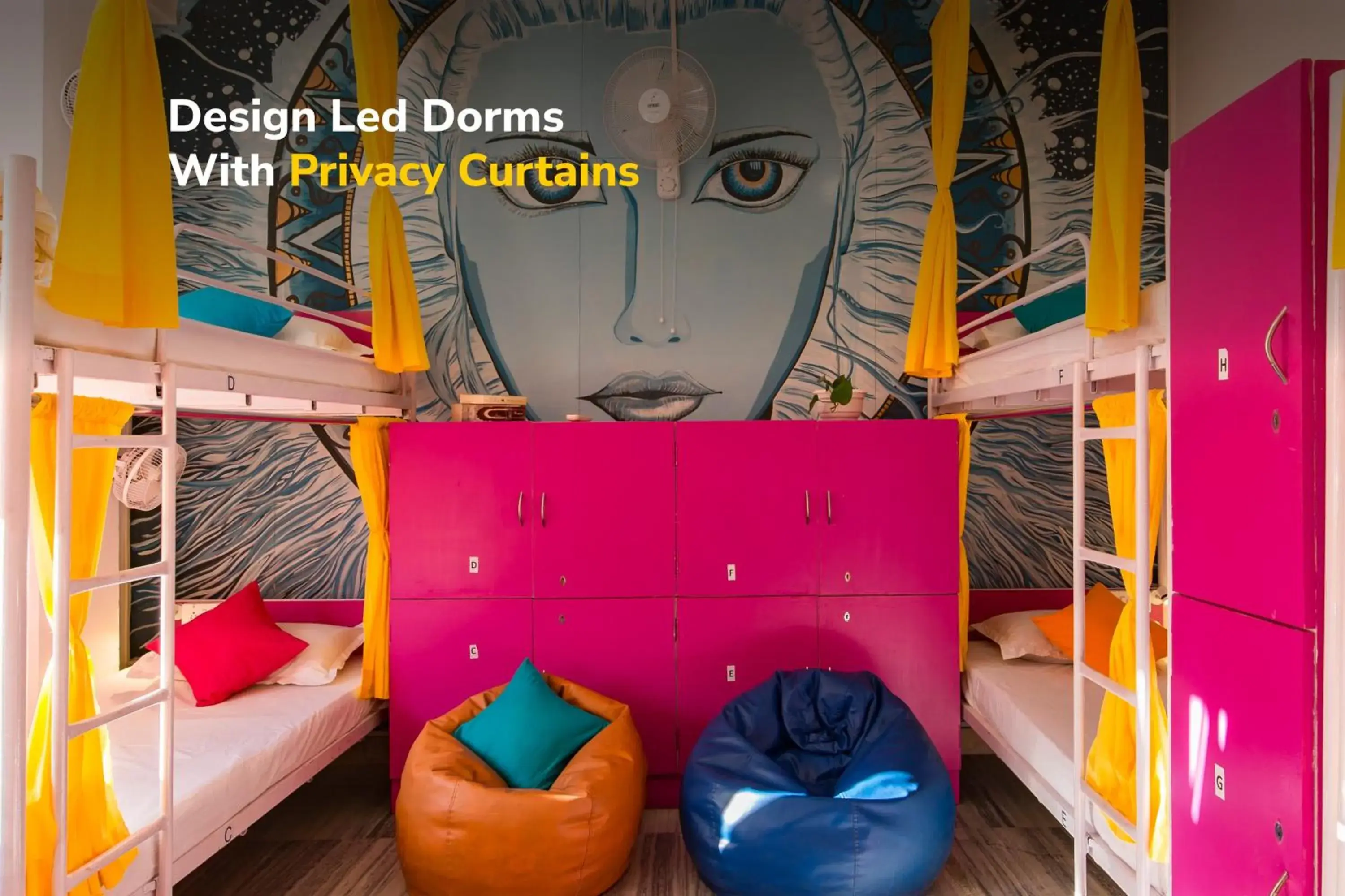 Bed in goSTOPS Udaipur Bed in goSTOPS Udaipur