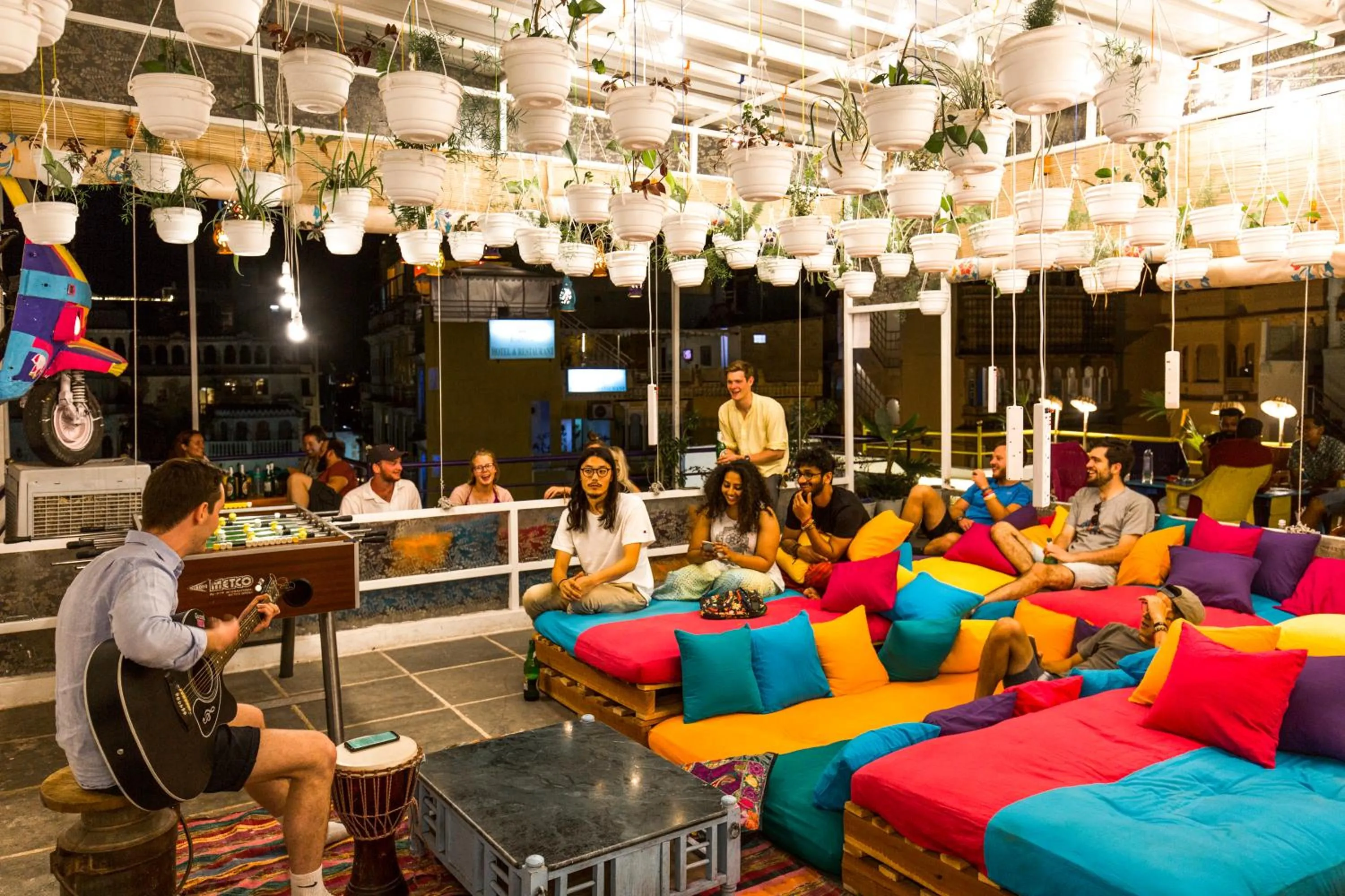 Seating area in goSTOPS Udaipur