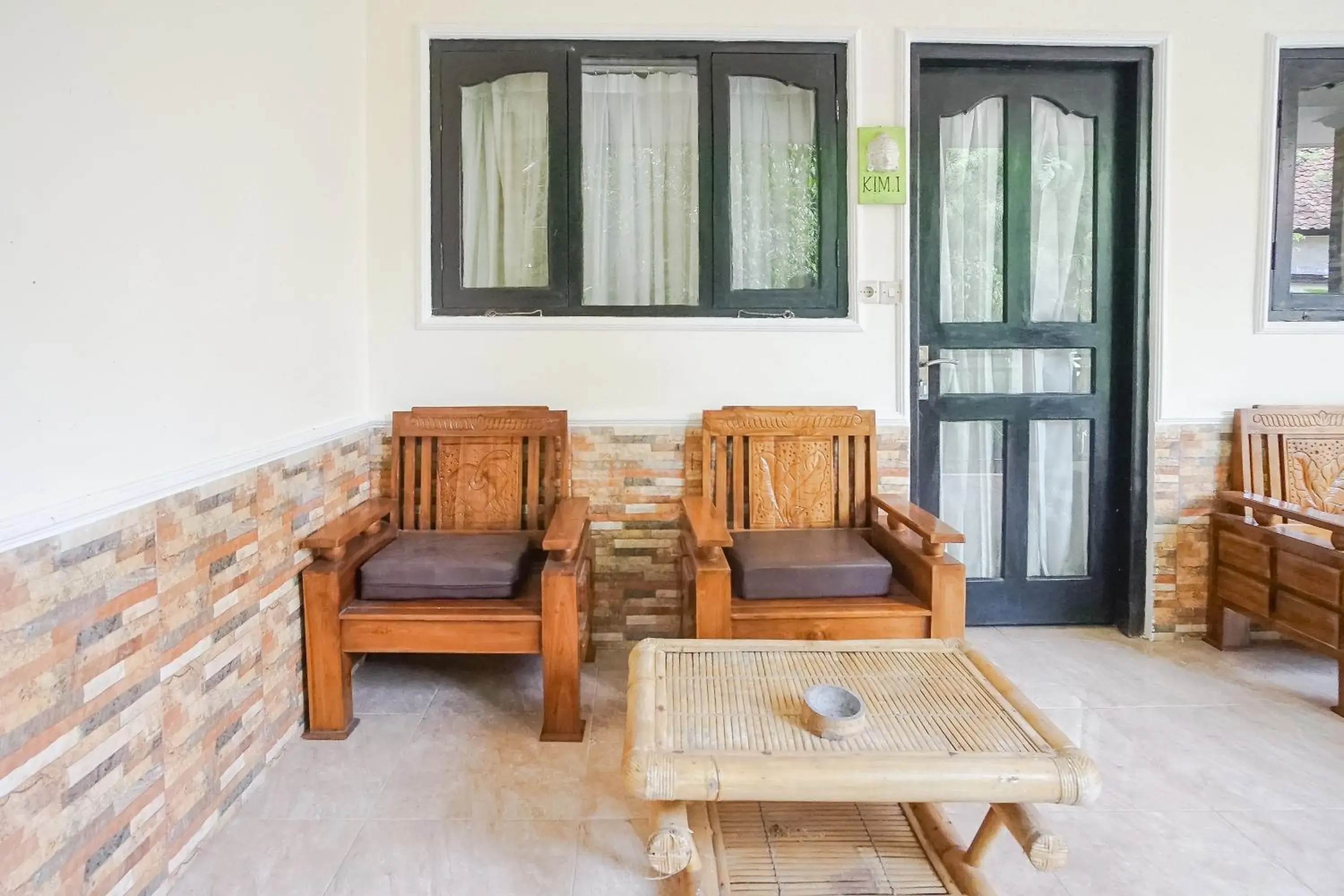 Living room in Green View Ubud Hostel Bali Living room in Green View Ubud Hostel Bali