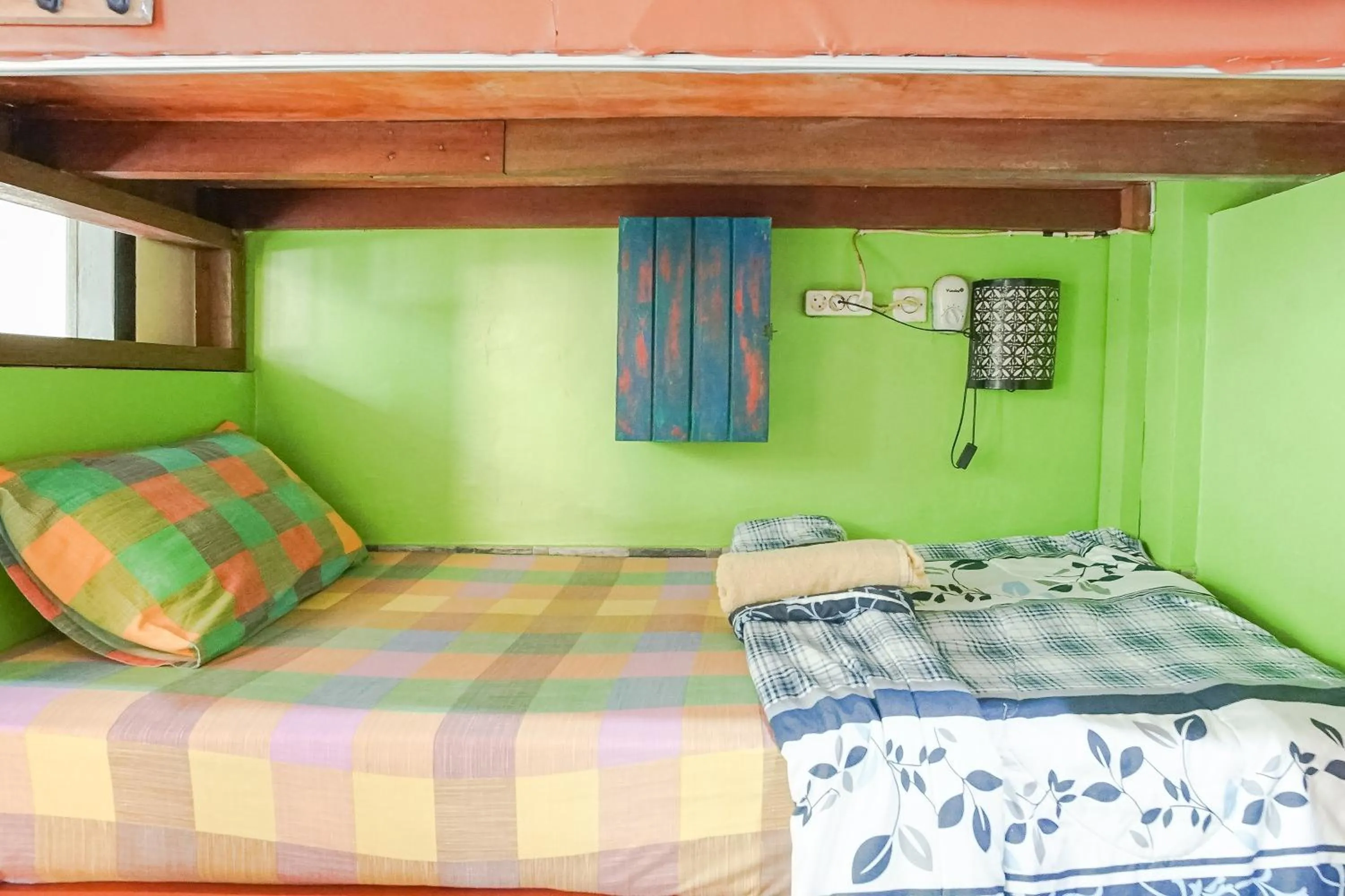 Bed in Green View Ubud Hostel Bali