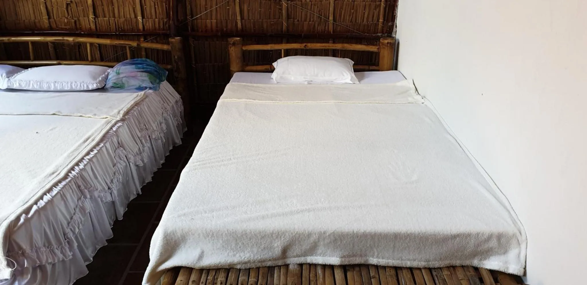 Bed in Chau Doc Homestay