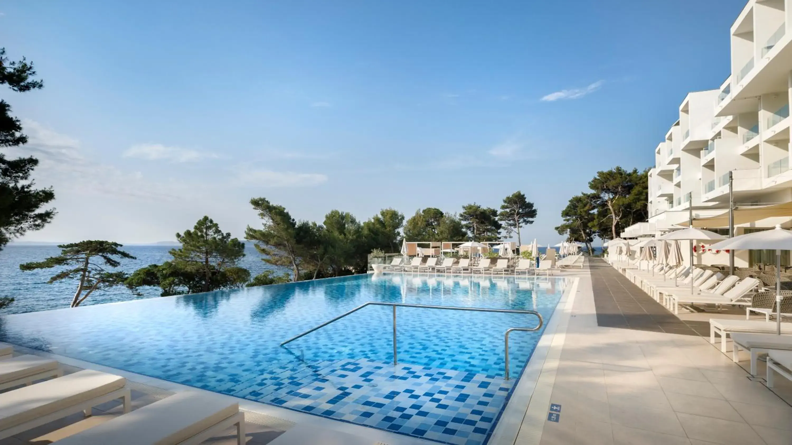 Pool view in Valamar Carolina Hotel & Villas Pool view in Valamar Carolina Hotel & Villas