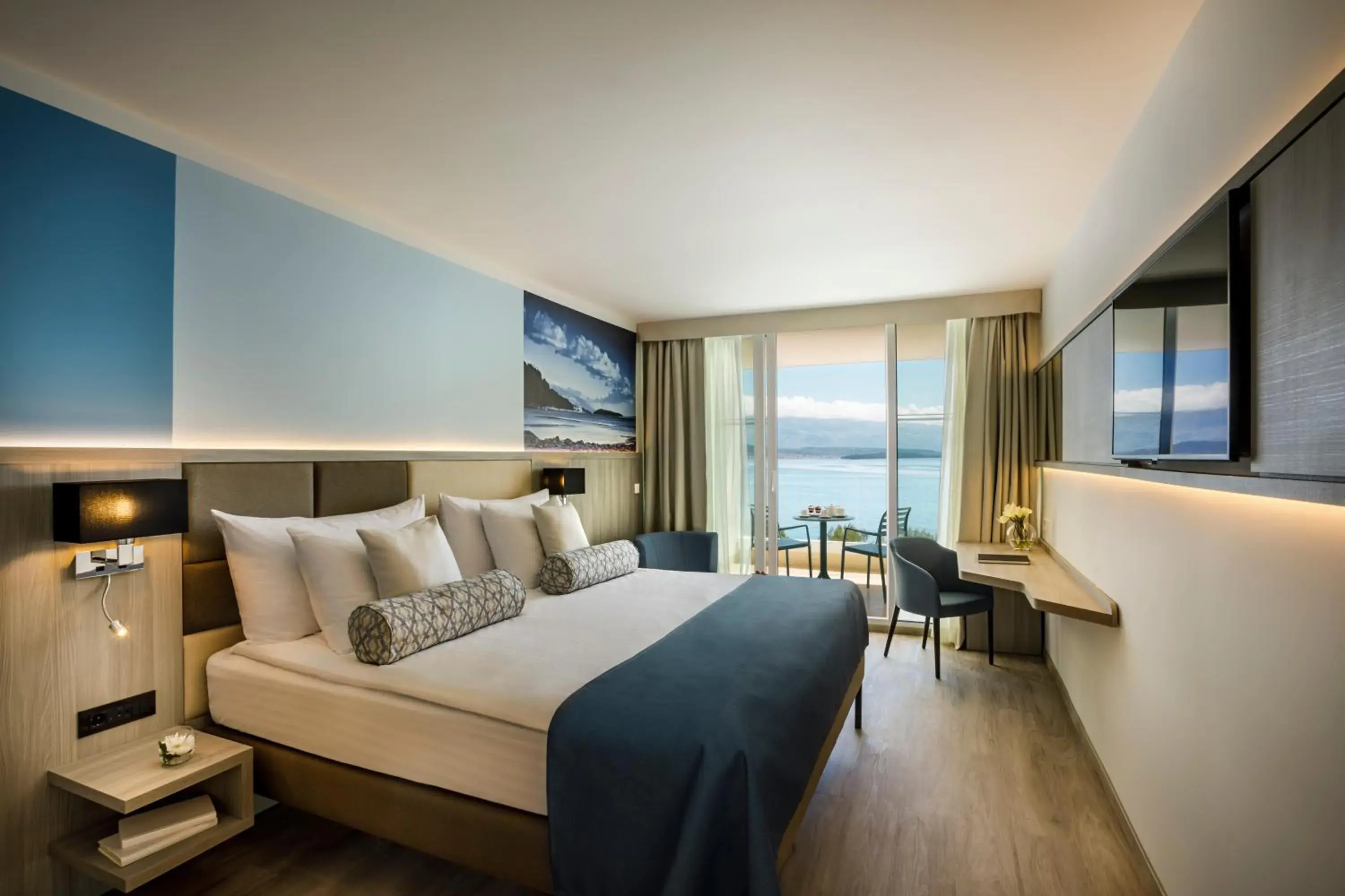 Bedroom, Bed in Valamar Carolina Hotel & Villas Bedroom, Bed in Valamar Carolina Hotel & Villas