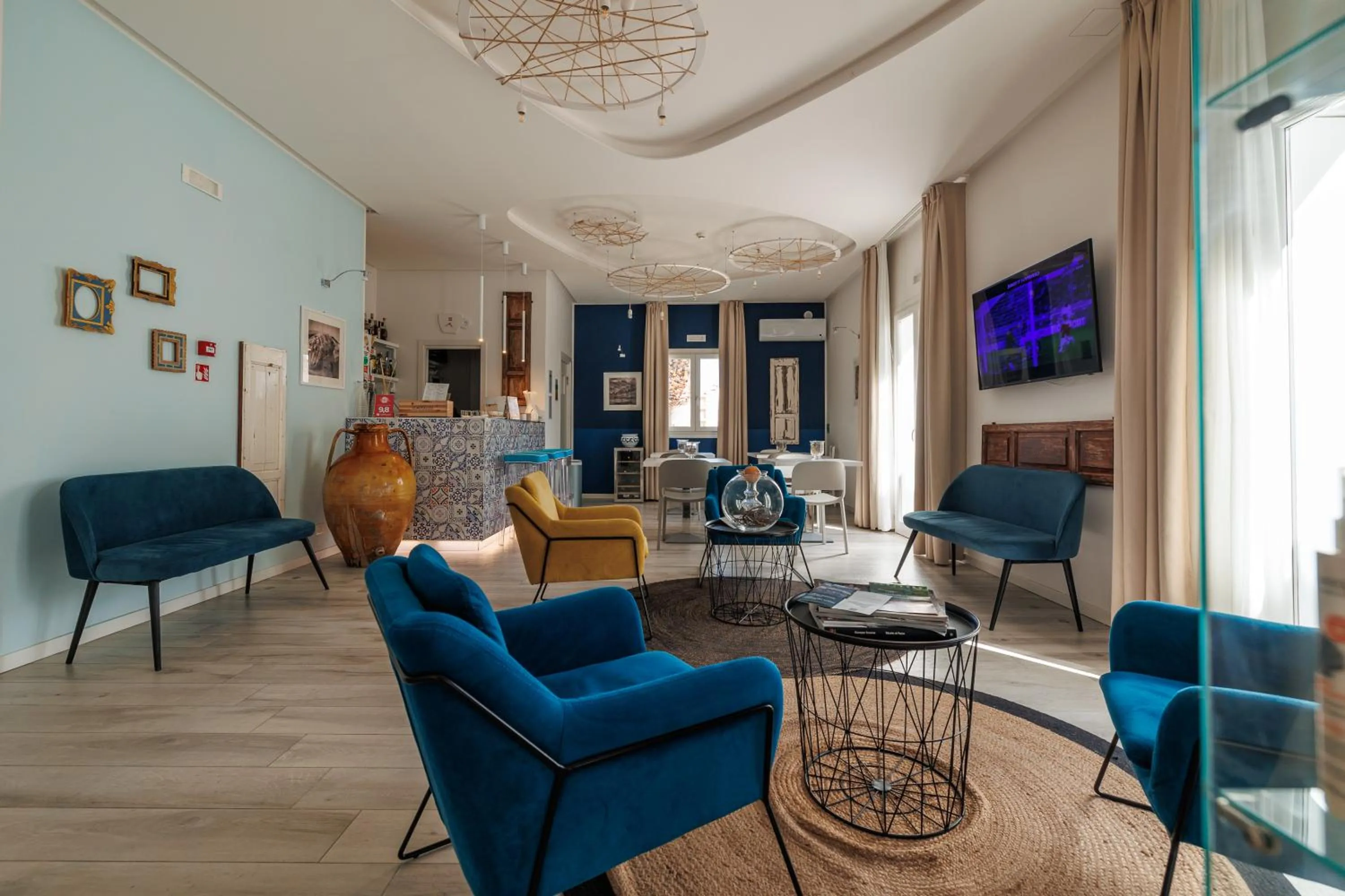 Lobby or reception in Marina di Petrolo Hotel & SPA
