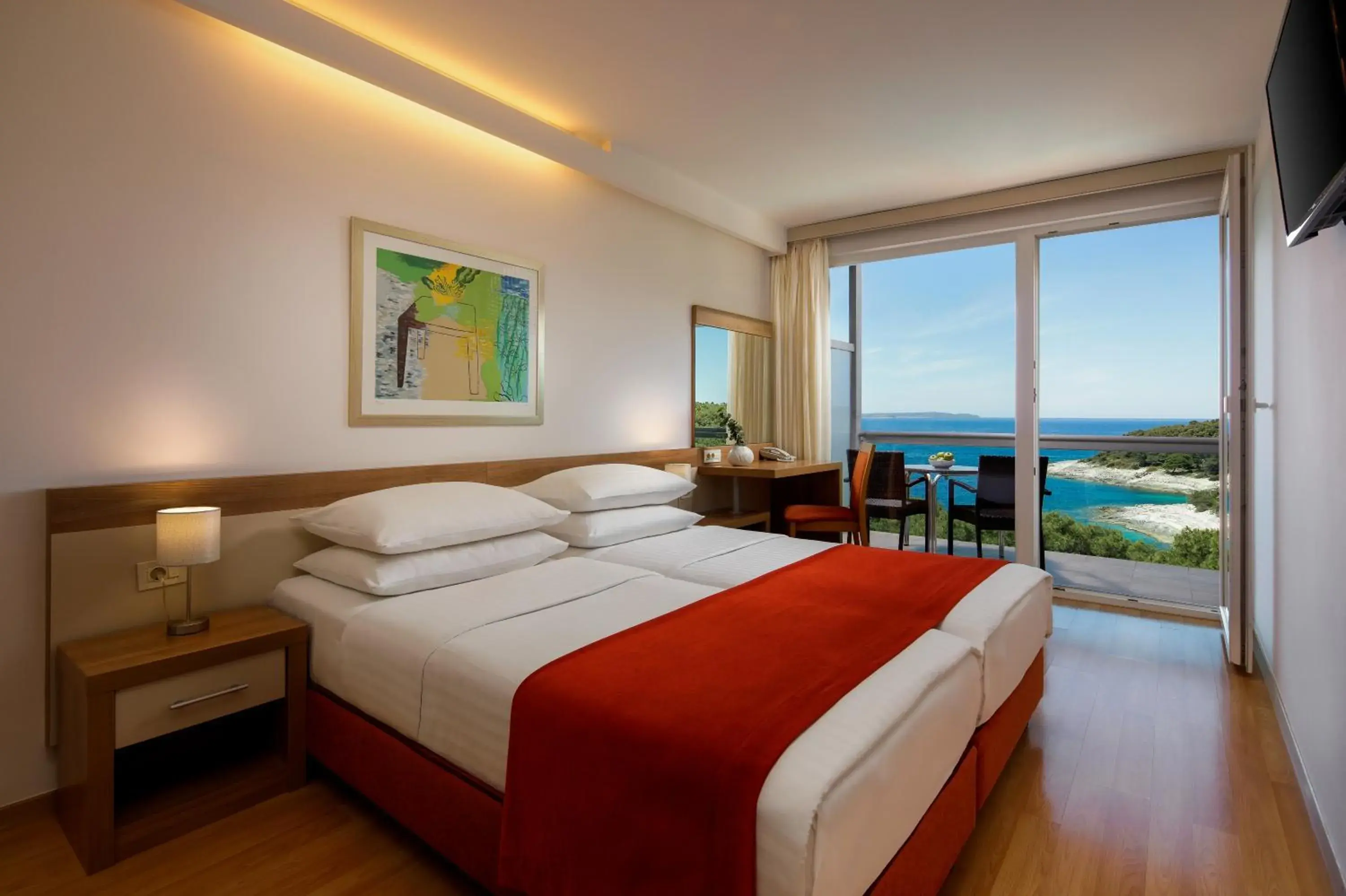 Bed in Hotel Aurora Bed in Hotel Aurora