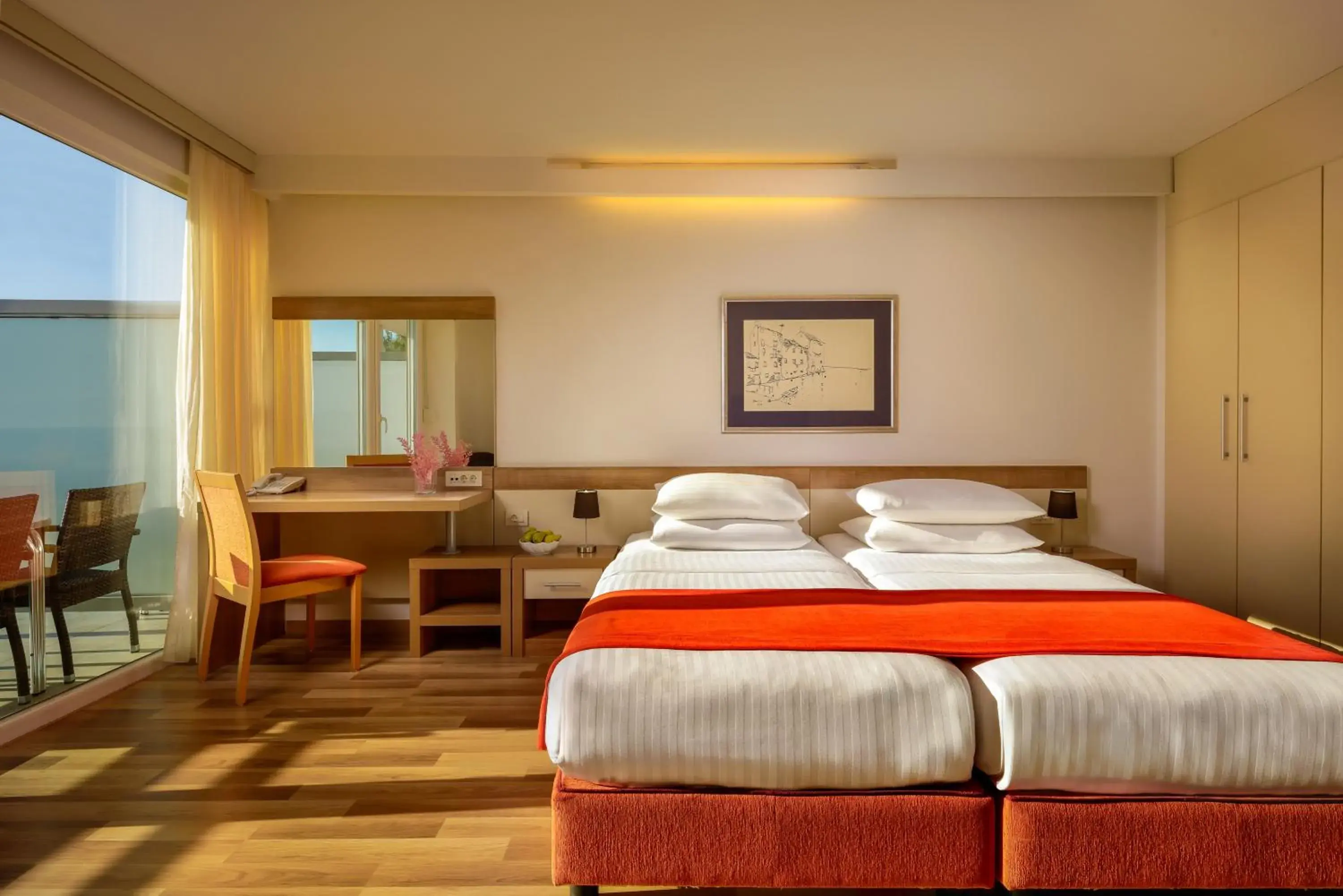 Bed in Hotel Aurora Bed in Hotel Aurora