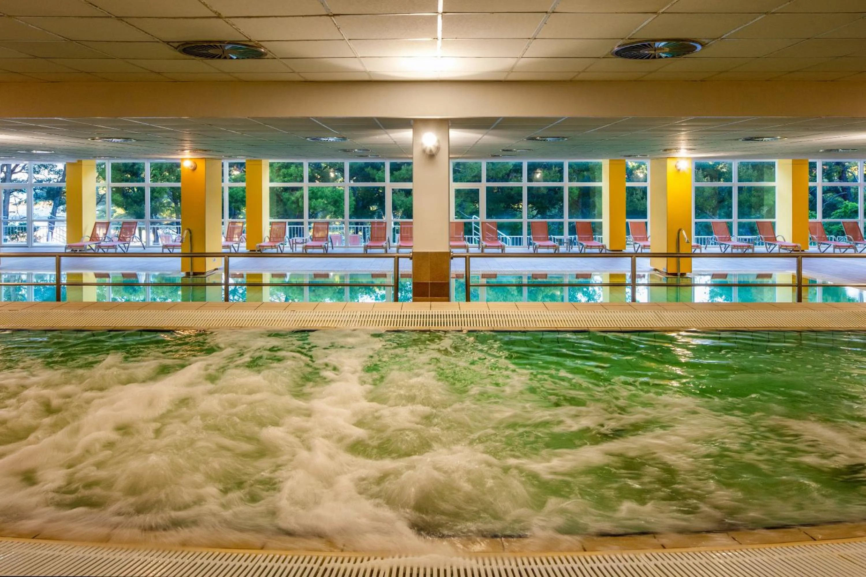 Pool view in Hotel Aurora