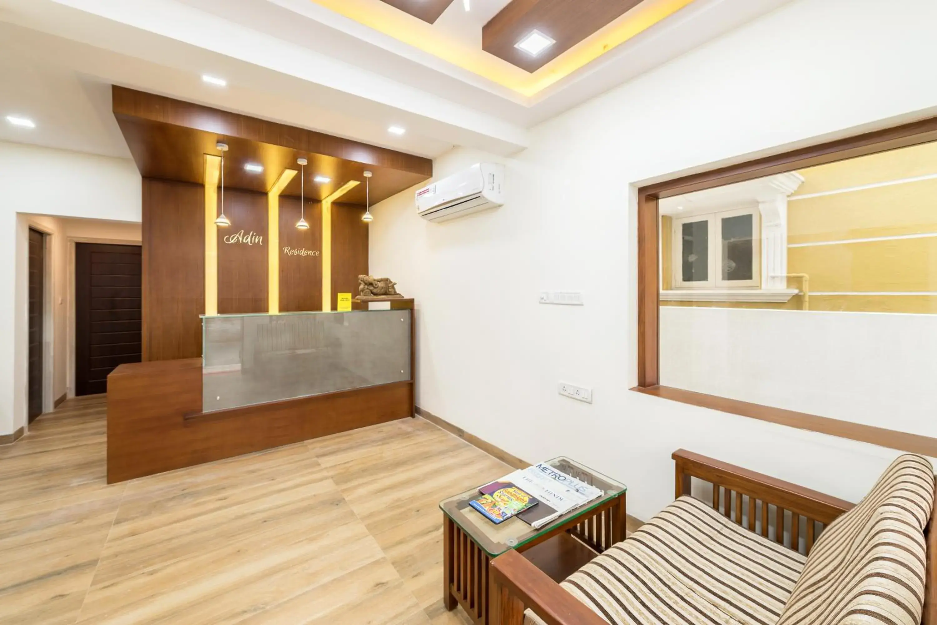 Lobby or reception in Treebo Adin Residence Chennai Trade Centre Lobby or reception in Treebo Adin Residence Chennai Trade Centre